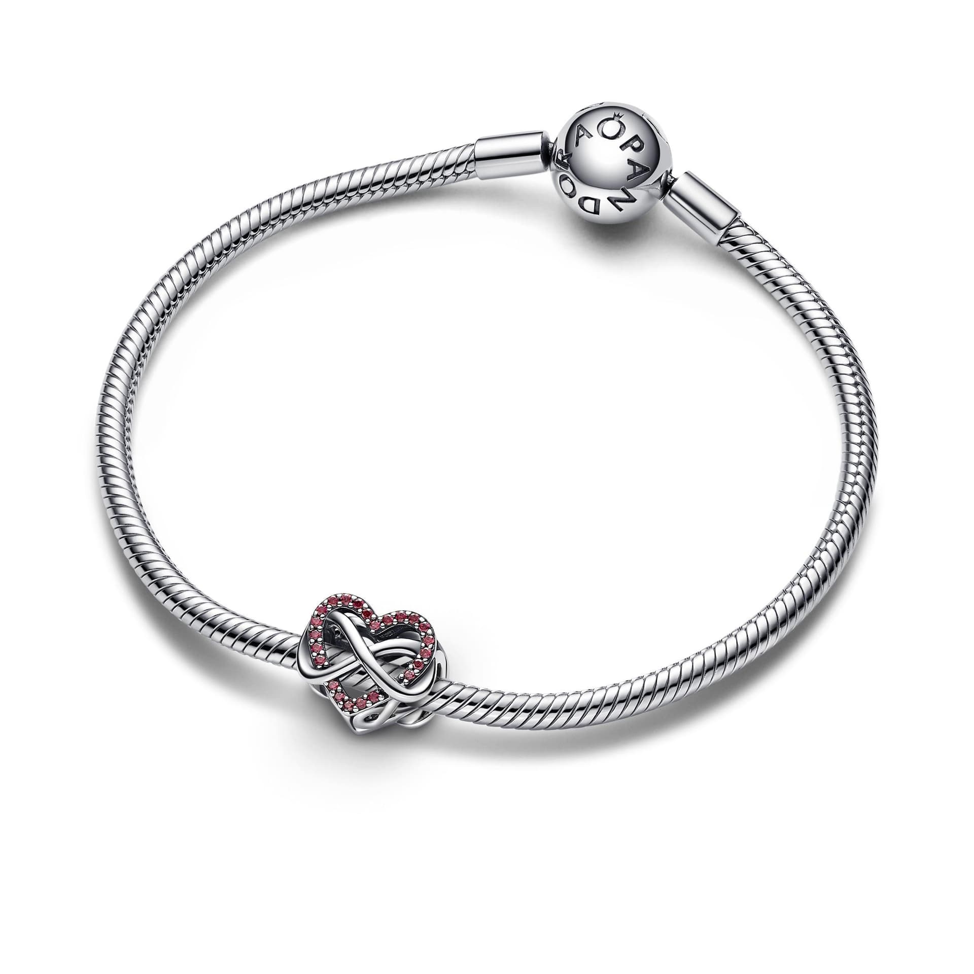 Pandora - Charm Cuore Rosso e Infinito in Bead Charm Alba Gioielli - Casoria, commercioVirtuoso.it