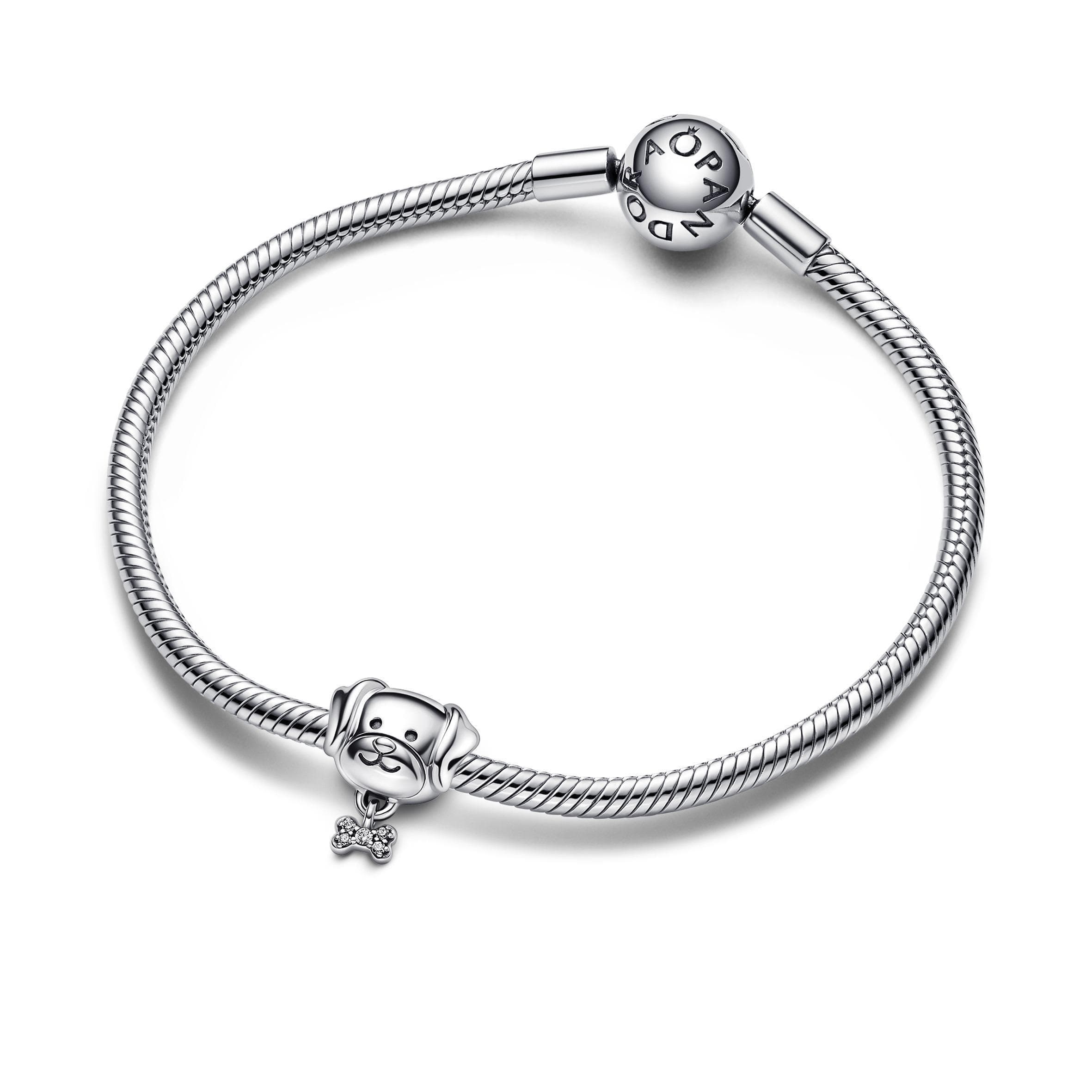 Pandora - Charm Cagnolino con Osso in Bead Charm Alba Gioielli - Casoria, commercioVirtuoso.it