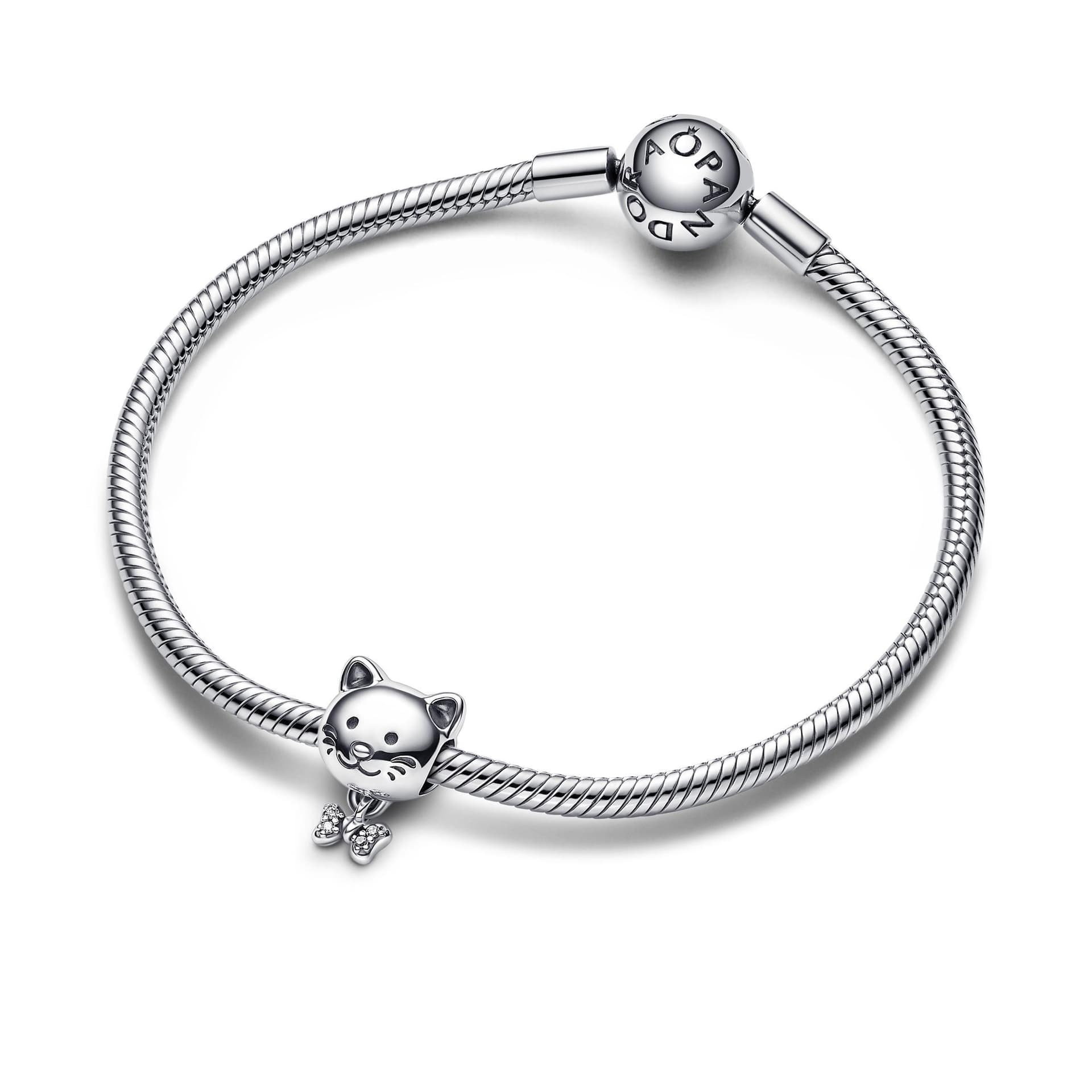 Pandora - Charm Gattino con Fiocco in Bead Charm Alba Gioielli - Casoria, commercioVirtuoso.it