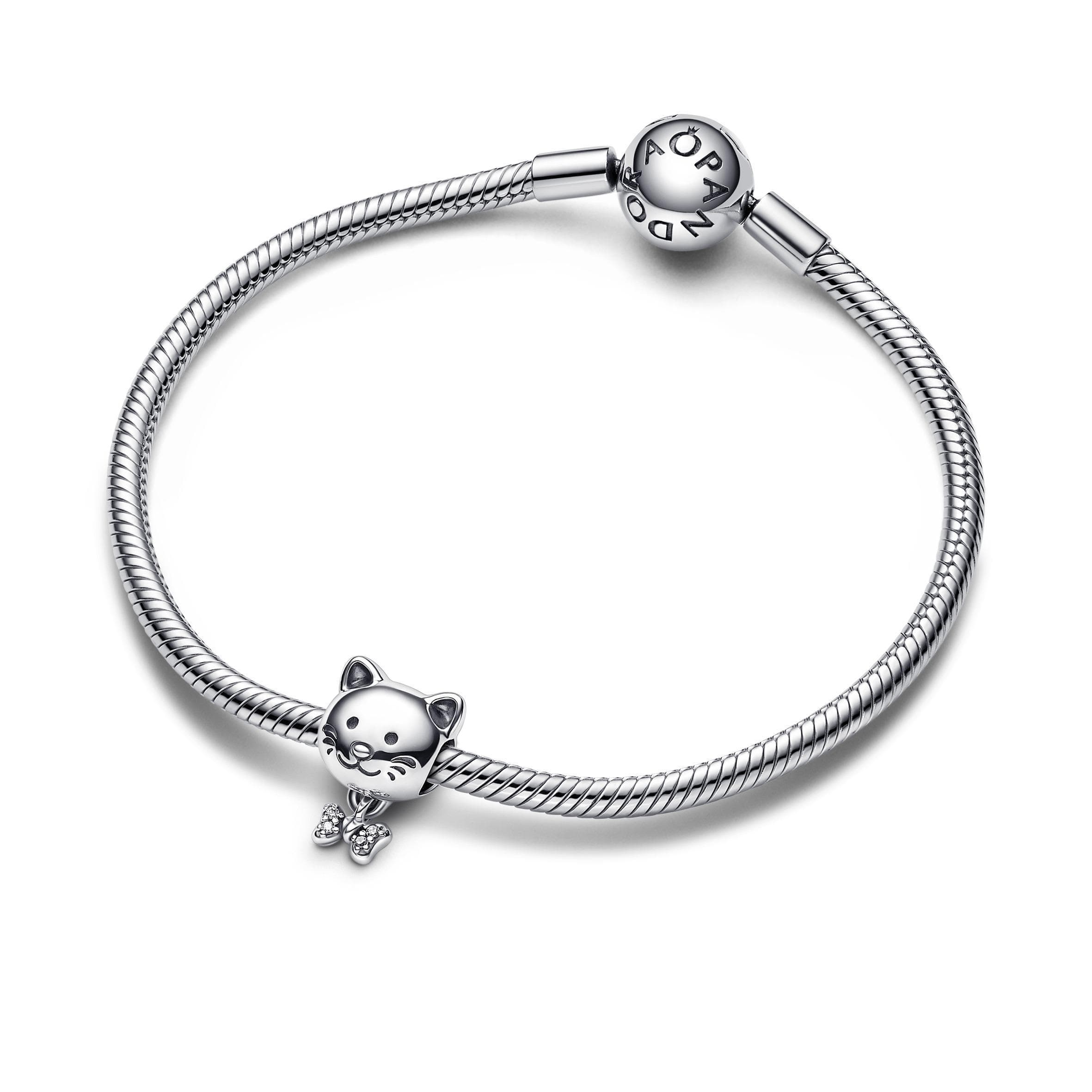 Pandora - Charm Gattino con Fiocco in Bead Charm Alba Gioielli - Casoria, commercioVirtuoso.it