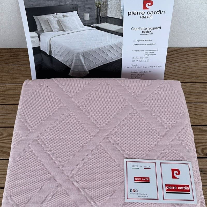 Copriletto estivo in cotone Pierre Cardin Rombic in Piumini Collezione Casa - Trebisacce, commercioVirtuoso.it