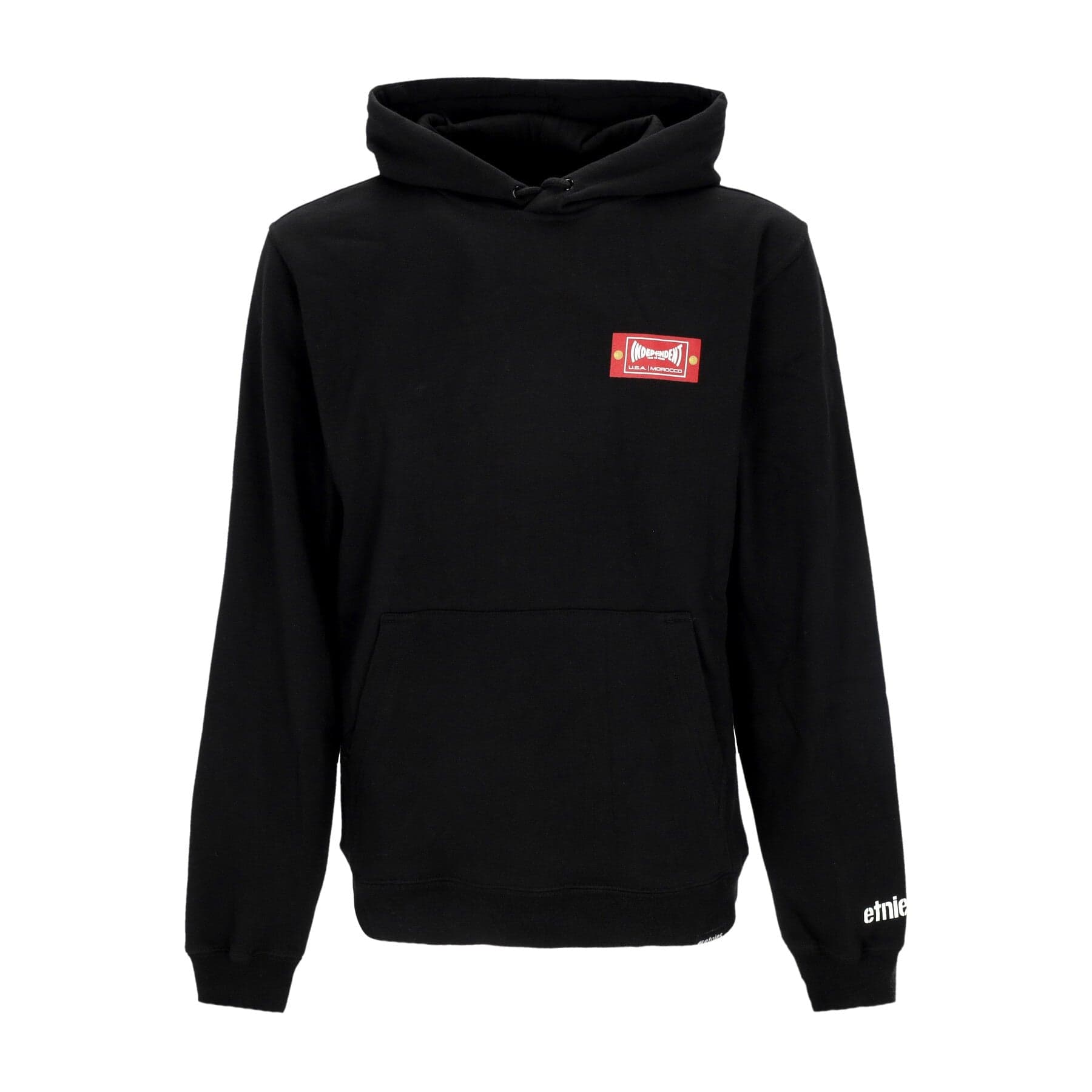 ETNIES Felpa Cappuccio Uomo Indy Label Hoodie Black da uomo in Felpe con cappuccio Drestige - Casamassima, commercioVirtuoso.it
