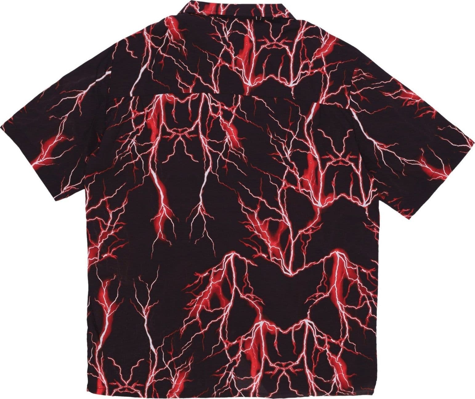 PHOBIA Camicia Manica Corta Uomo All Over Lightning Shirt Black/red da uomo in Camicie casual Drestige - Casamassima, commercioVirtuoso.it