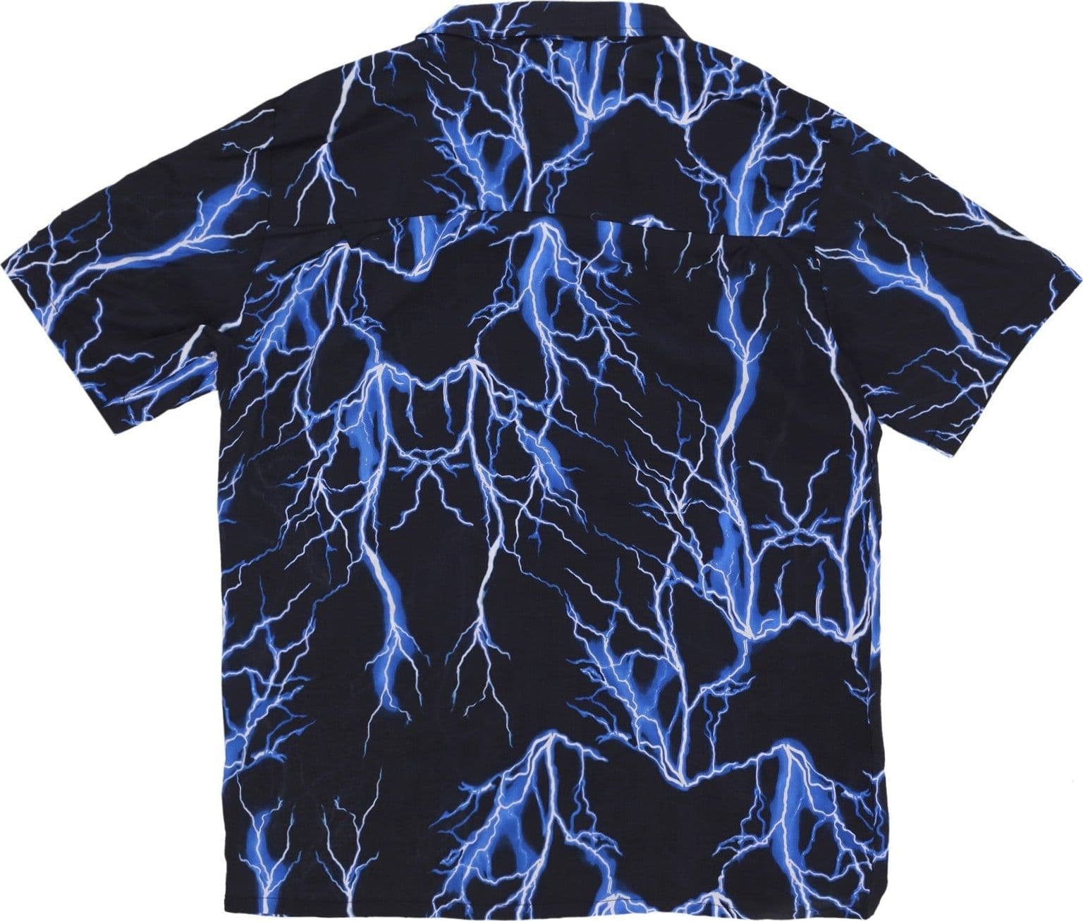 PHOBIA Camicia Manica Corta Uomo All Over Lightning Shirt Black/blue da uomo in Camicie casual Drestige - Casamassima, commercioVirtuoso.it