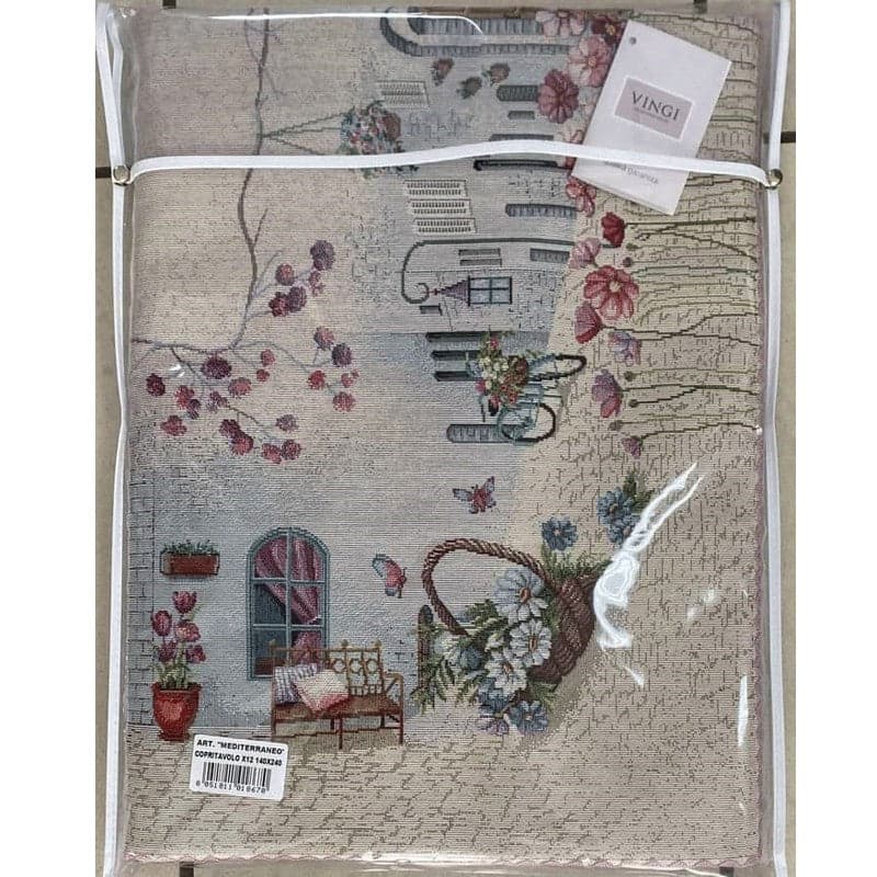 Tovaglia da tavolo Copritavolo Mediterraneo Vingi Ricami in Tovaglie Collezione Casa - Trebisacce, commercioVirtuoso.it