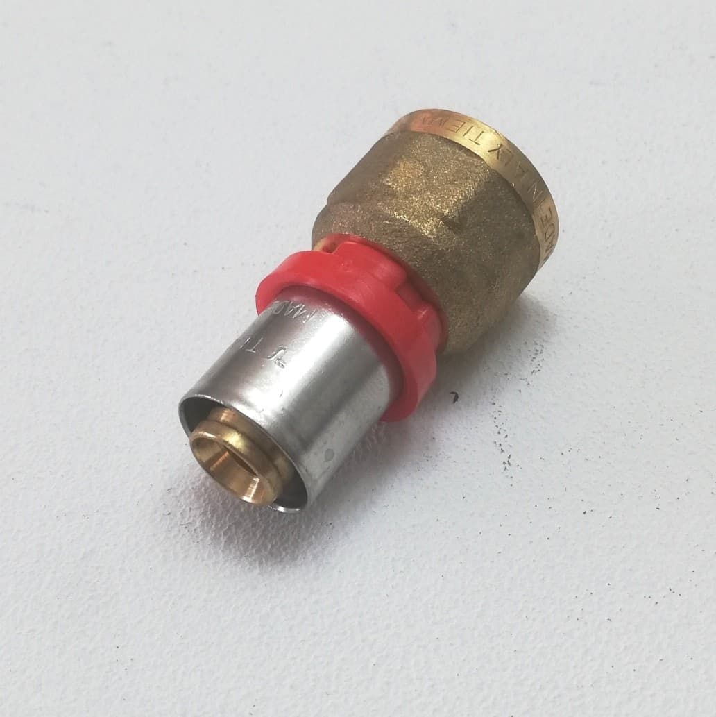 Tiemme raccordo da 20x1/2'' diritto F a pressare per tubo multistrato