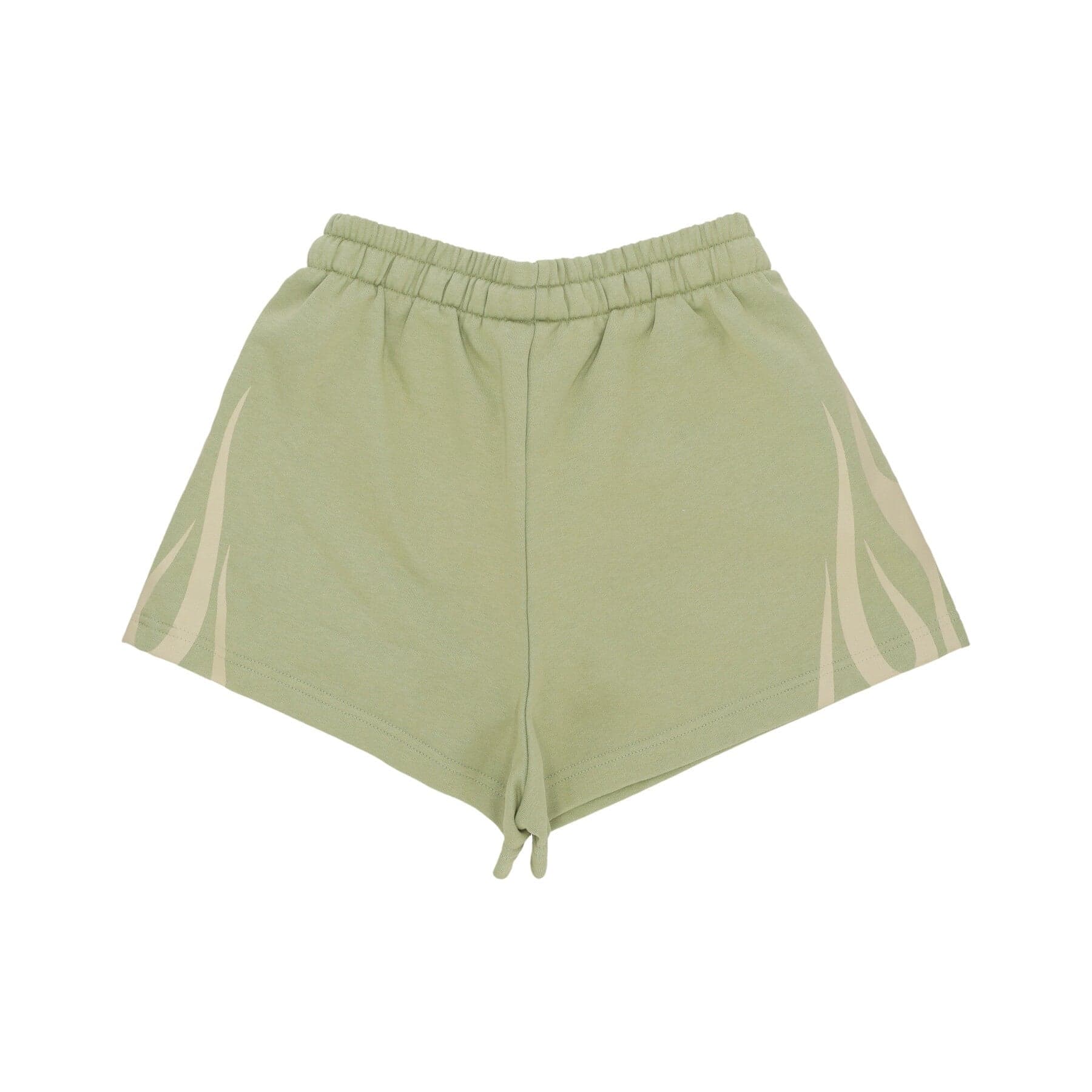 VISION OF SUPER Pantalone Corto Tuta Donna Flames Shorts Green/off White da donna in Pantaloncini sportivi Drestige - Casamassima, commercioVirtuoso.it
