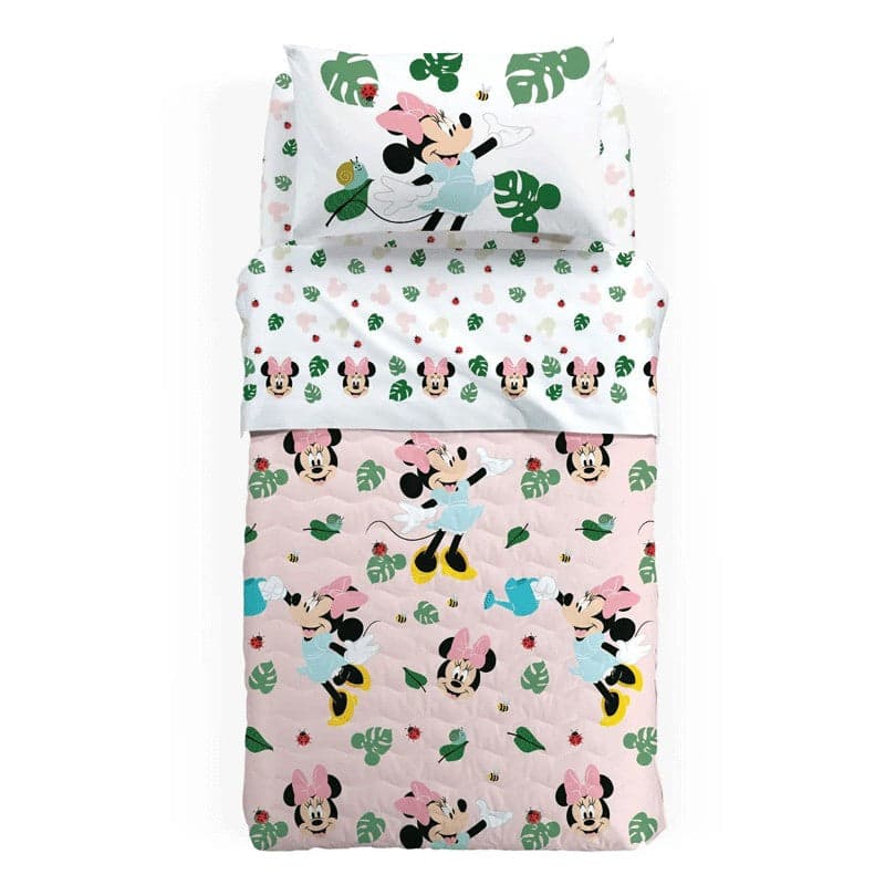 Trapuntino singolo Minnie Garden Caleffi in Trapunte e copriletti Collezione Casa - Trebisacce, commercioVirtuoso.it