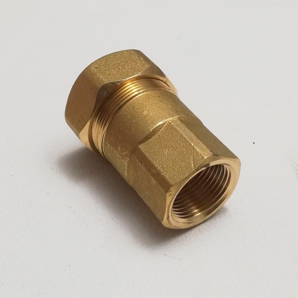 Raccordo 34x1'' diritto F di ottone a stringere per tubi di acciaio in Raccordi di riduzione Aloiserw.com - Altomonte, commercioVirtuoso.it