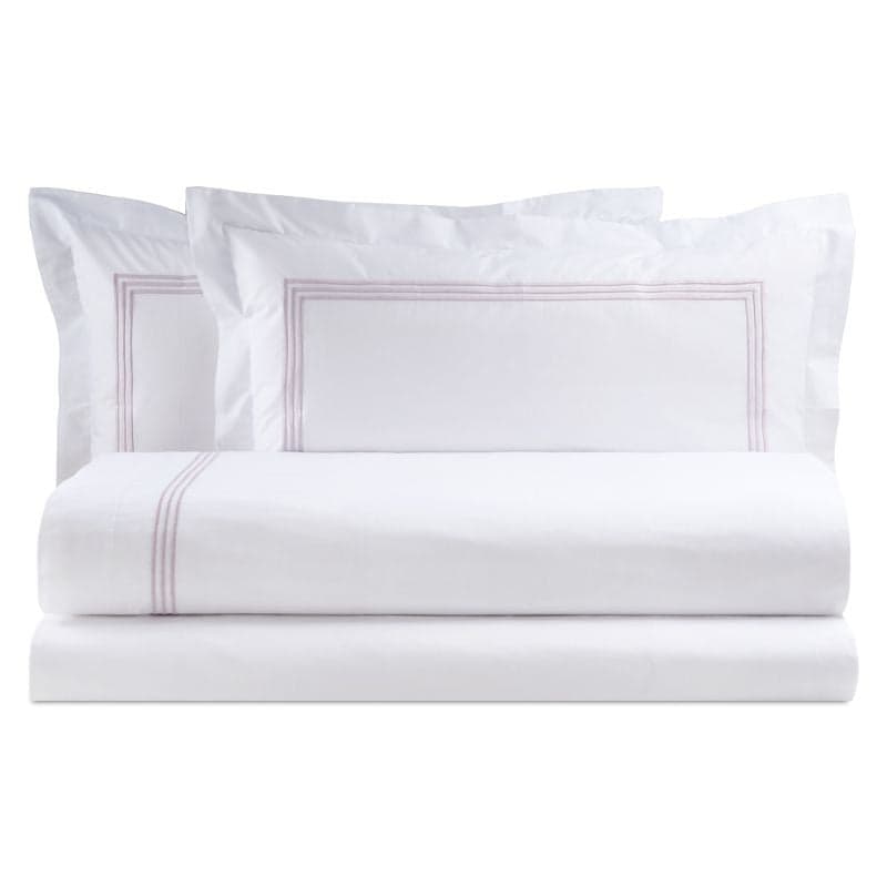 Completo lenzuola matrimoniale in percalle Zoe Biancoperla in Set di lenzuola e federe Collezione Casa - Trebisacce, commercioVirtuoso.it