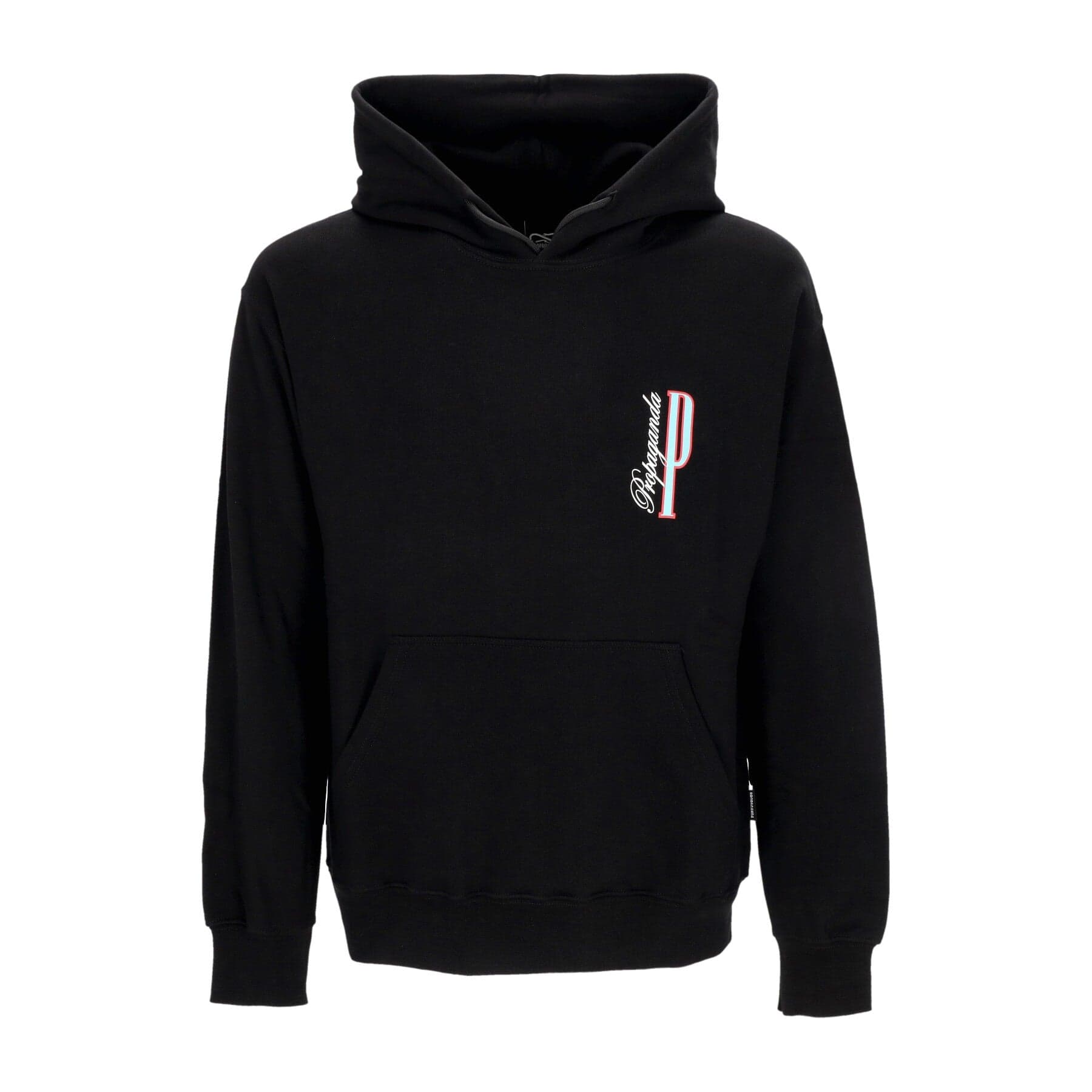 PROPAGANDA Felpa Leggera Cappuccio Uomo Maneki Hoodie Black da uomo in Felpe con cappuccio Drestige - Casamassima, commercioVirtuoso.it