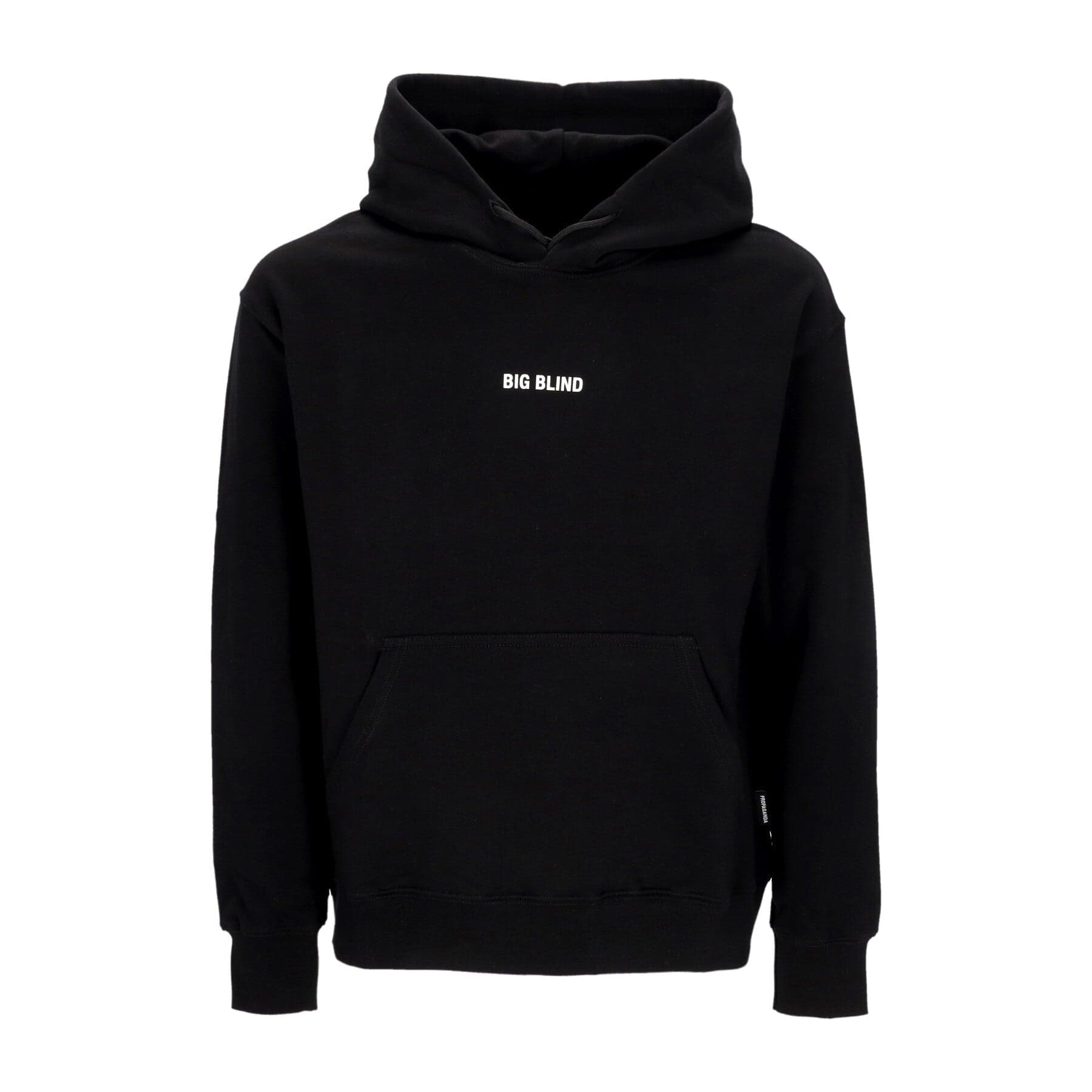 PROPAGANDA Felpa Leggera Cappuccio Uomo Ribs Blind Hoodie Black da uomo in Felpe con cappuccio Drestige - Casamassima, commercioVirtuoso.it