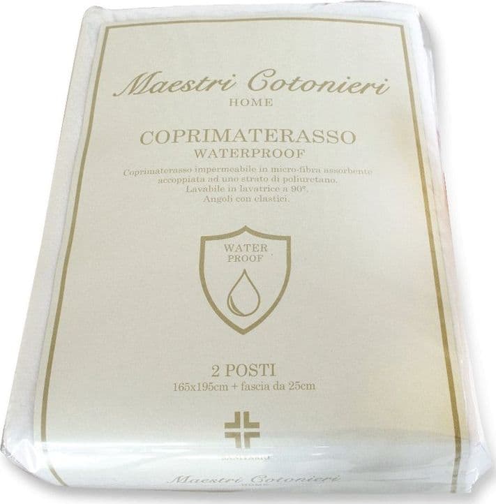 Coprimaterasso impermeabile antiacaro Waterproof Maestri Cotonieri in Coprimaterassi e protezioni Collezione Casa - Trebisacce, commercioVirtuoso.it