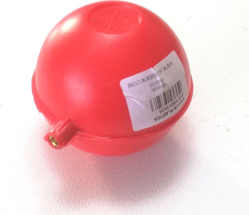 Sfera in plastica da 90mm adatta alle alte temperature per galleggiante in Galleggianti Aloiserw.com - Altomonte, commercioVirtuoso.it