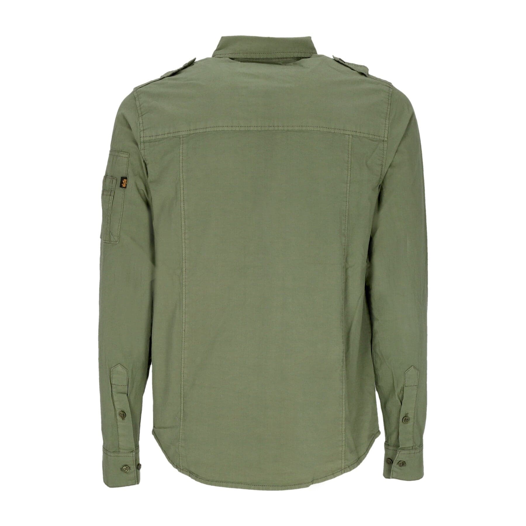ALPHA INDUSTRIES Camicia Manica Lunga Uomo Basic Shirt Sage Green da uomo in Camicie casual Drestige - Casamassima, commercioVirtuoso.it