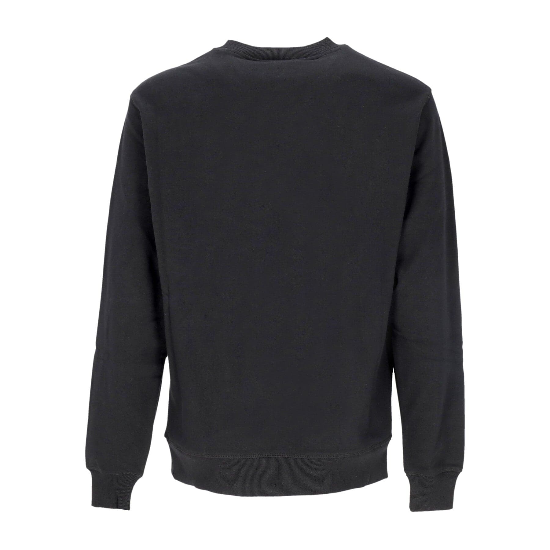 NEW BALANCE Felpa Leggera Girocollo Uomo Essentials Stacked Logo French Terry Crewneck Black da uomo