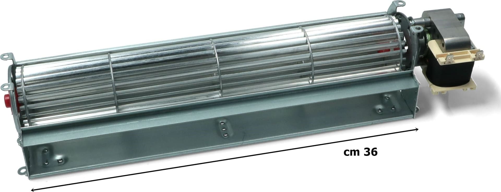 VENTOLA TANGENZIALE GIRANTE CM 36 MOTORE DESTRO STUFA PELLET / FORNO - SP 321