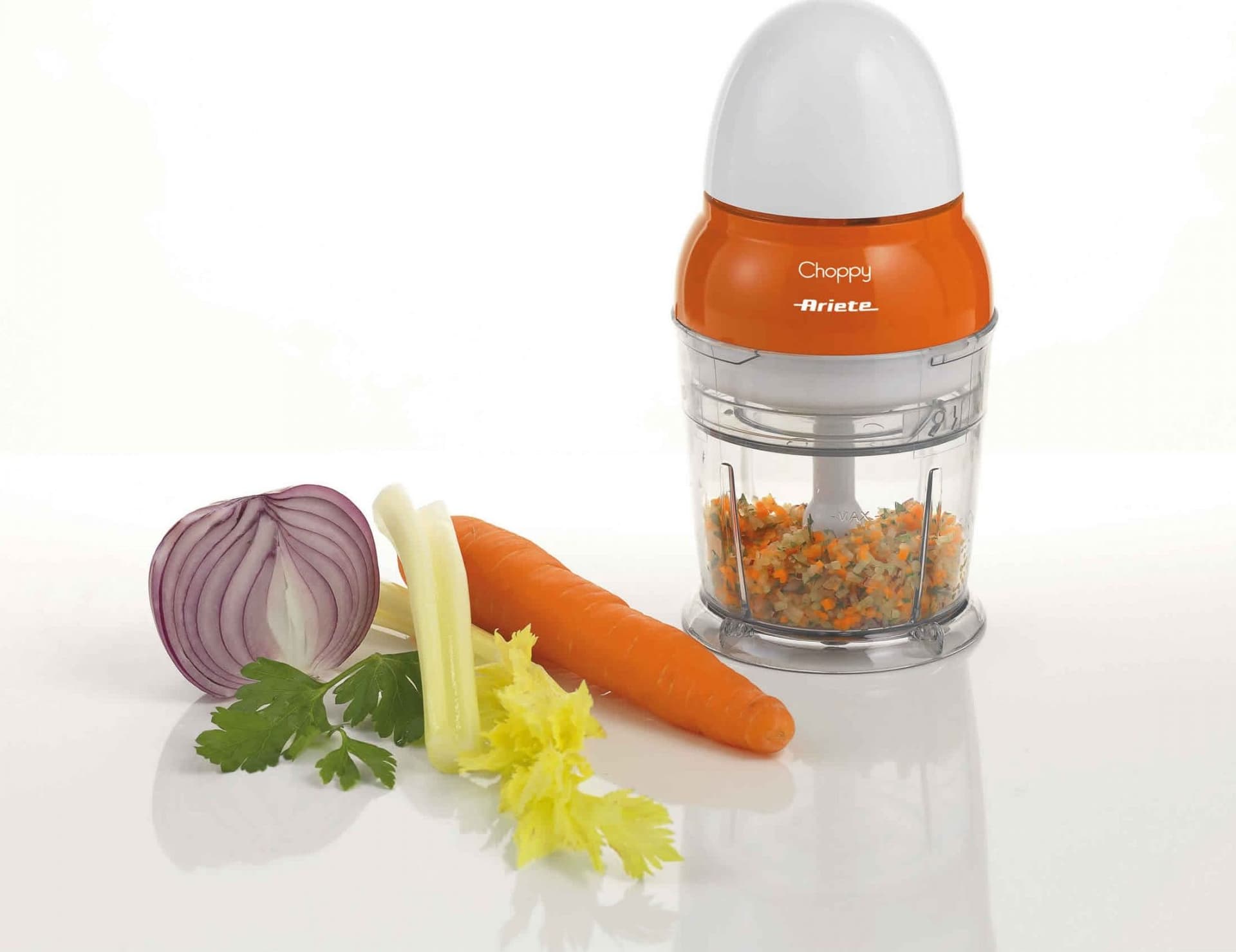 Ariete Tritatutto verticale 1836 Choppy 250ml 160W Bianco/Arancio in Tritacarne Ecoprice.it - Avellino, commercioVirtuoso.it
