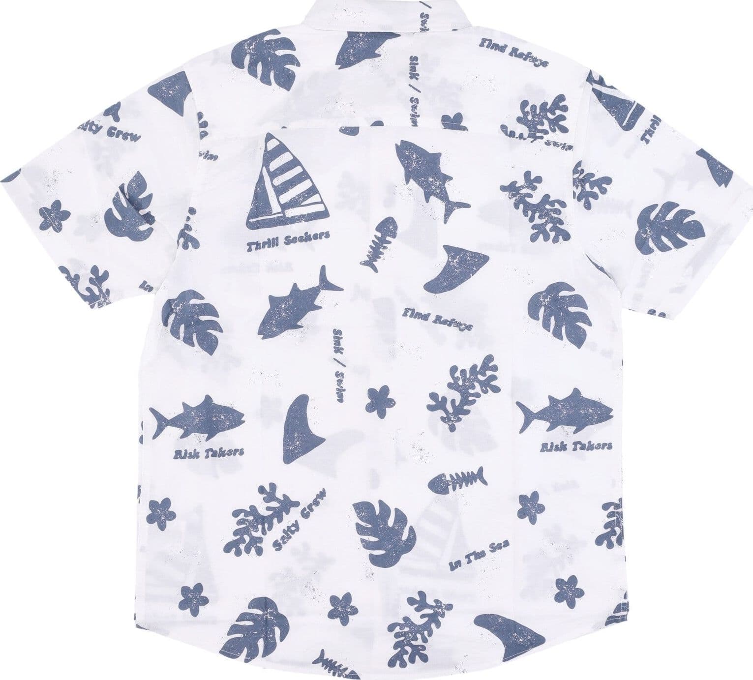 SALTY CREW Camicia Manica Corta Uomo Twisted Tides Woven Shirt White da uomo in Camicie casual Drestige - Casamassima, commercioVirtuoso.it