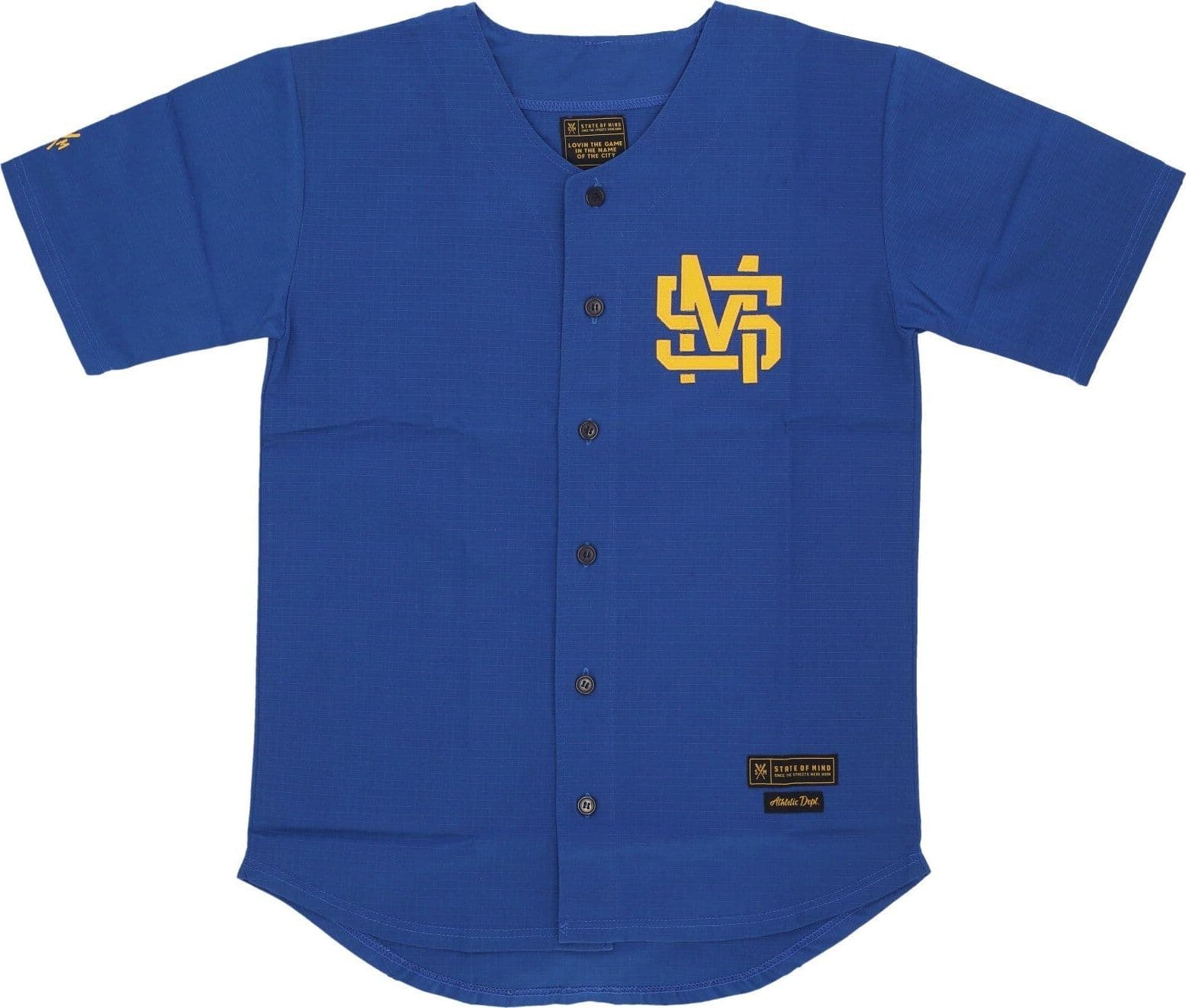 5TATE OF MIND Casacca Bottoni Uomo Monogram Jersey Blue