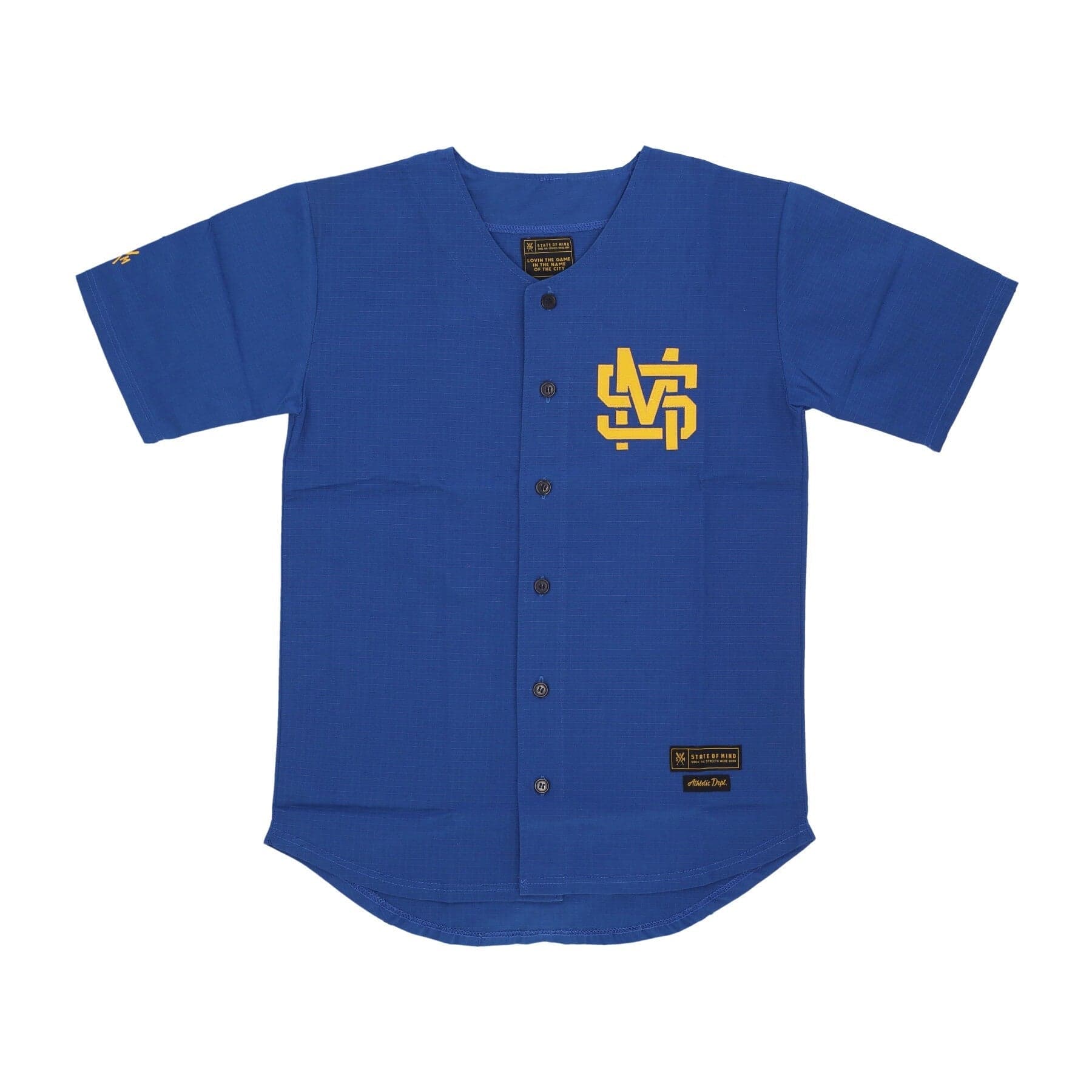 5TATE OF MIND Casacca Bottoni Uomo Monogram Jersey Blue