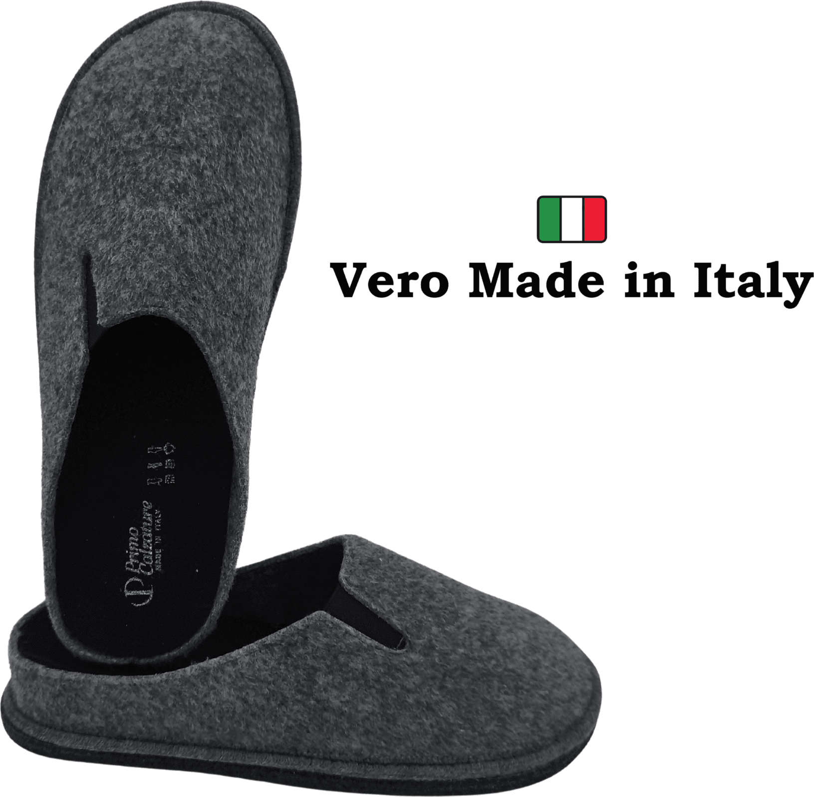 Primo Calzature Ottime Pantofole Chiuse da Uomo, Ciabatte Invernali per Casa, Soletta in Memory Foam, Plantare Estraibile, 100% Made in Italy in Pantofole Primo Calzature - Venezia, commercioVirtuoso.it