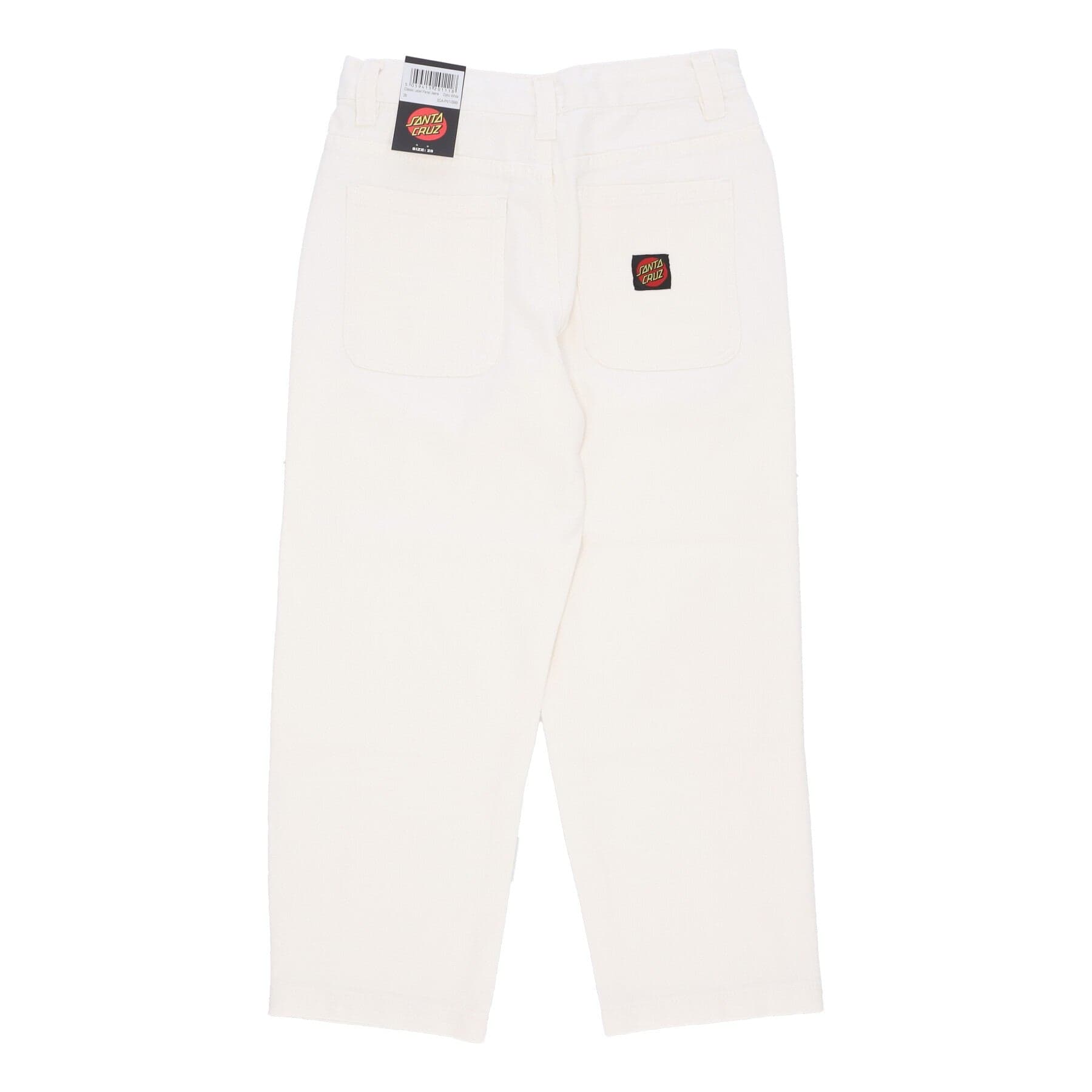 SANTA CRUZ Pantalone Lungo Uomo Classic Label Panel Optic White da uomo in Pantaloni Drestige - Casamassima, commercioVirtuoso.it
