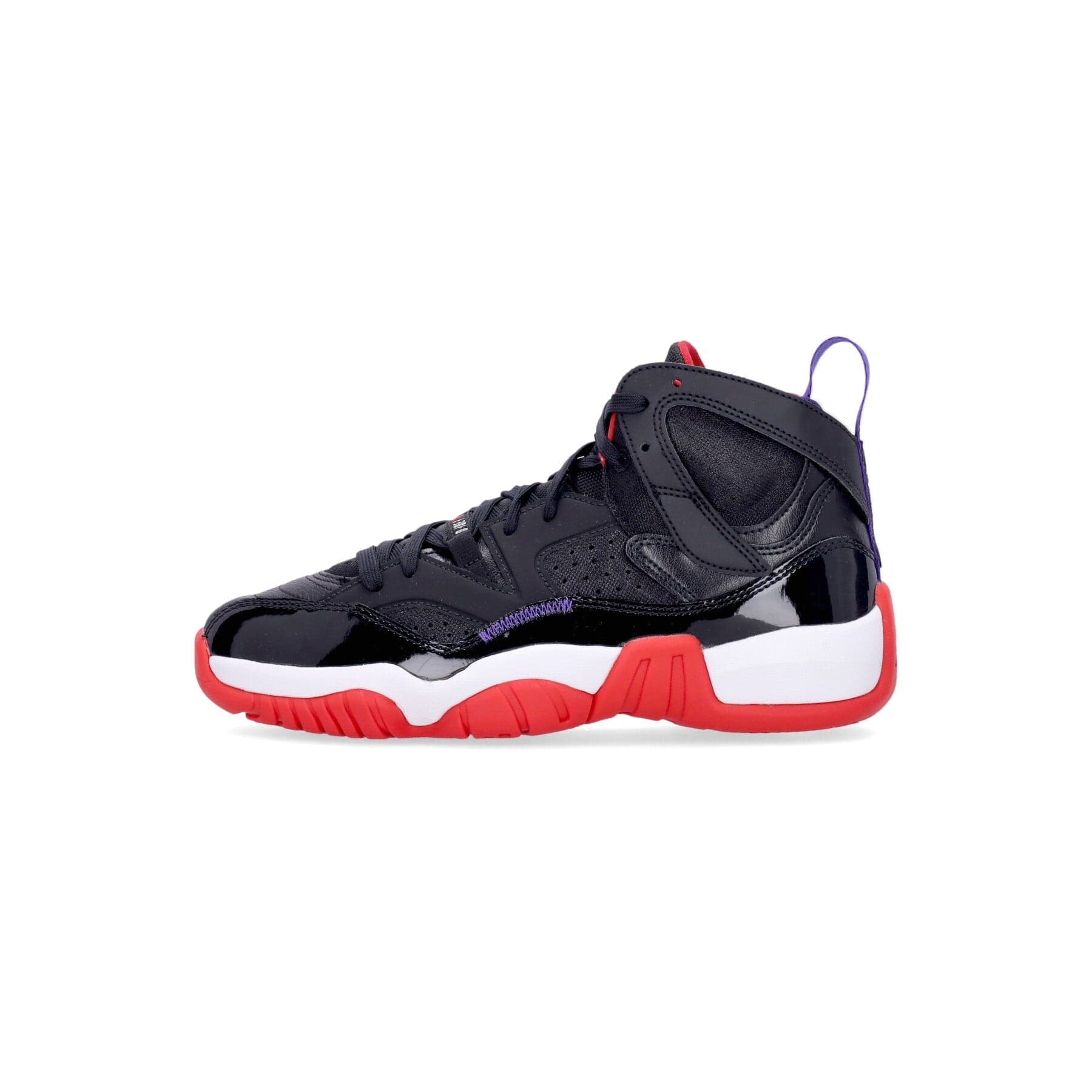 JORDAN Scarpa Alta Donna Wmns Jumpman Two Trey Black/true Red/dark Concord/white