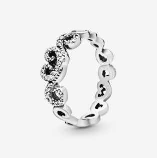 Pandora - Anello Turbinio di cuori