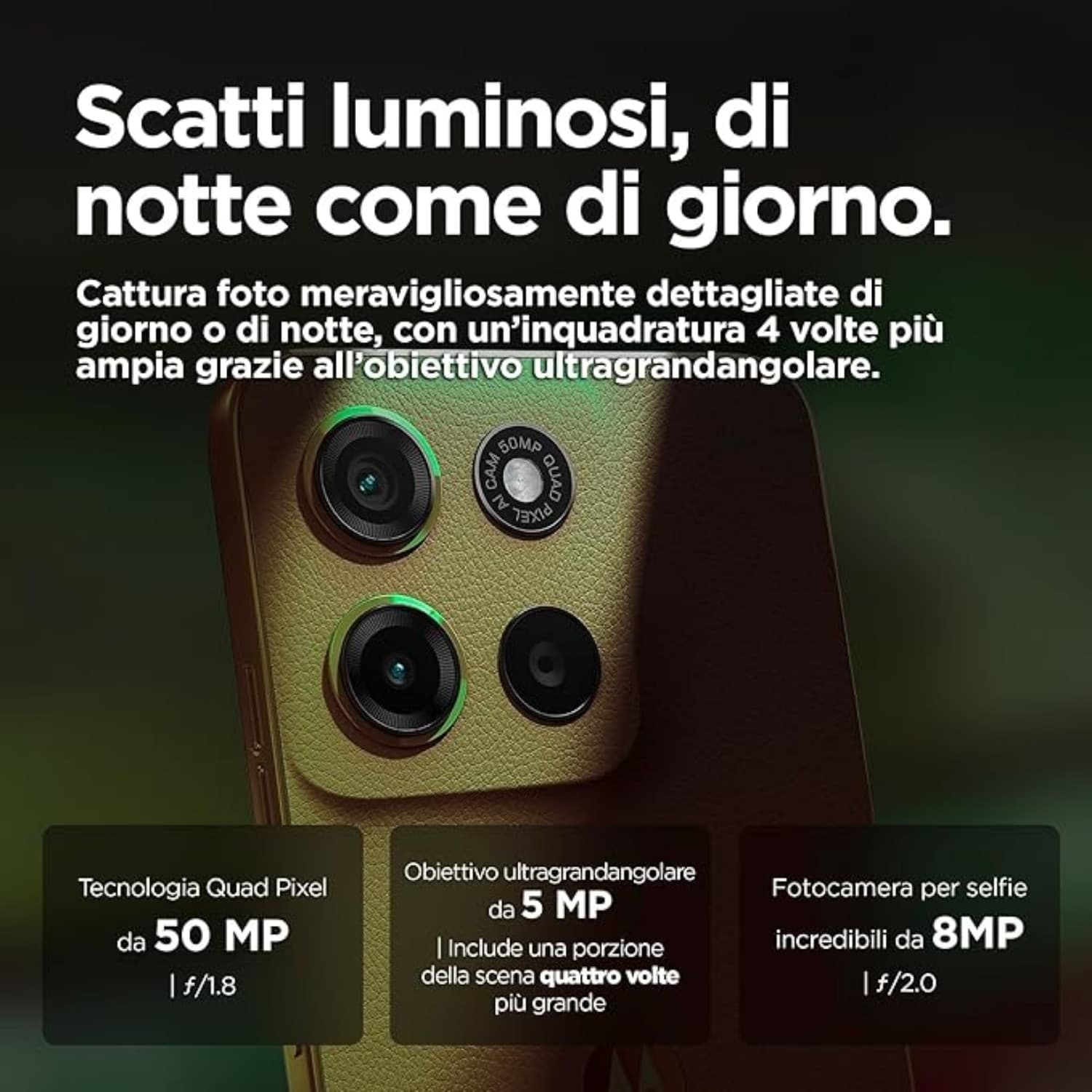 Motorola Moto G15 8+256GB 6.72" 4G Green DS ITA in Cellulari e Smartphone Ecoprice.it - Avellino, commercioVirtuoso.it