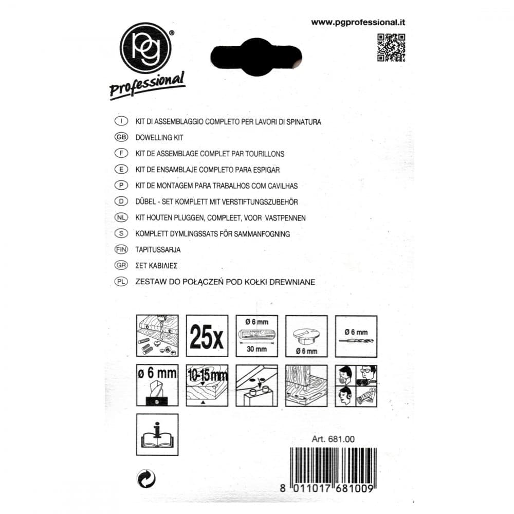 Kit di assemblaggio completo per lavori di spinatura -   6mm in Dime Aloiserw.com - Altomonte, commercioVirtuoso.it