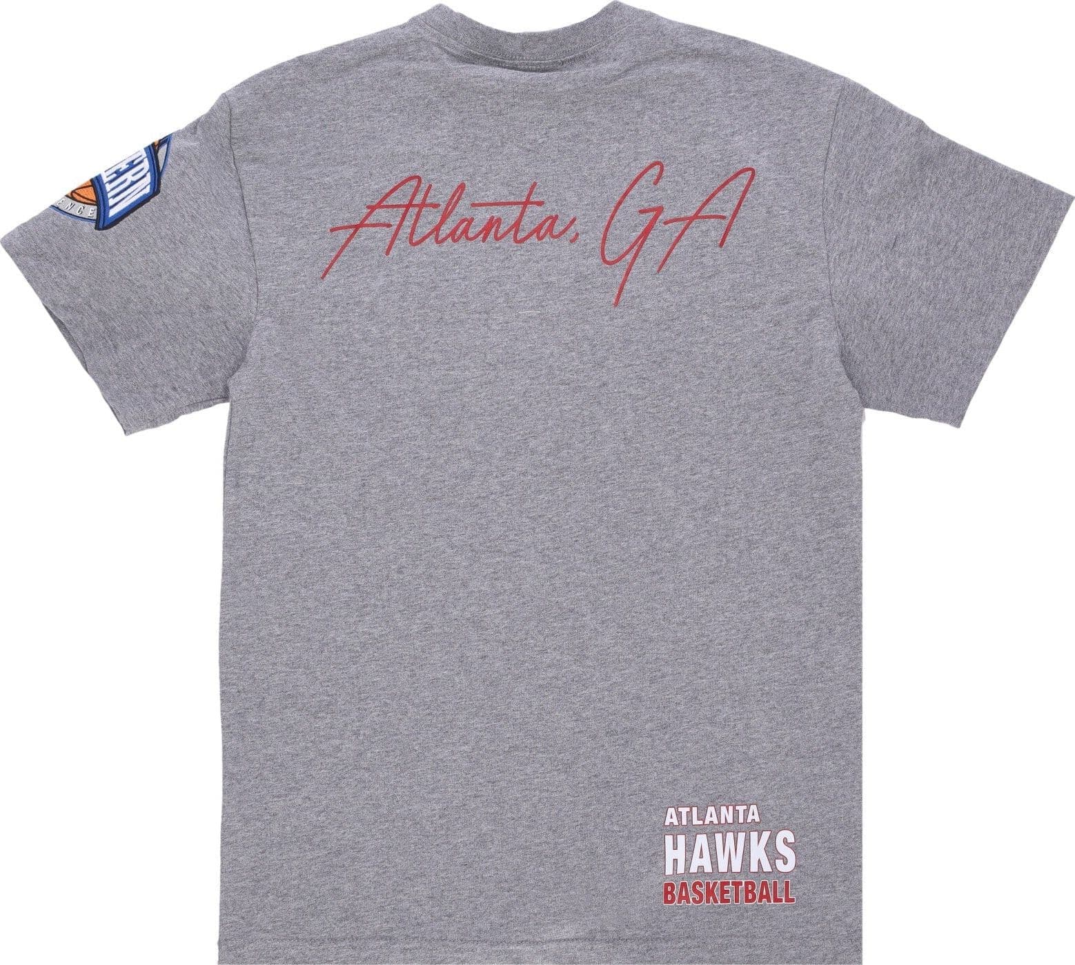 MITCHELL &amp; NESS Maglietta Uomo Nba Hometown Tee Atlhaw Grey Heather da uomo in T-Shirt Drestige - Casamassima, commercioVirtuoso.it