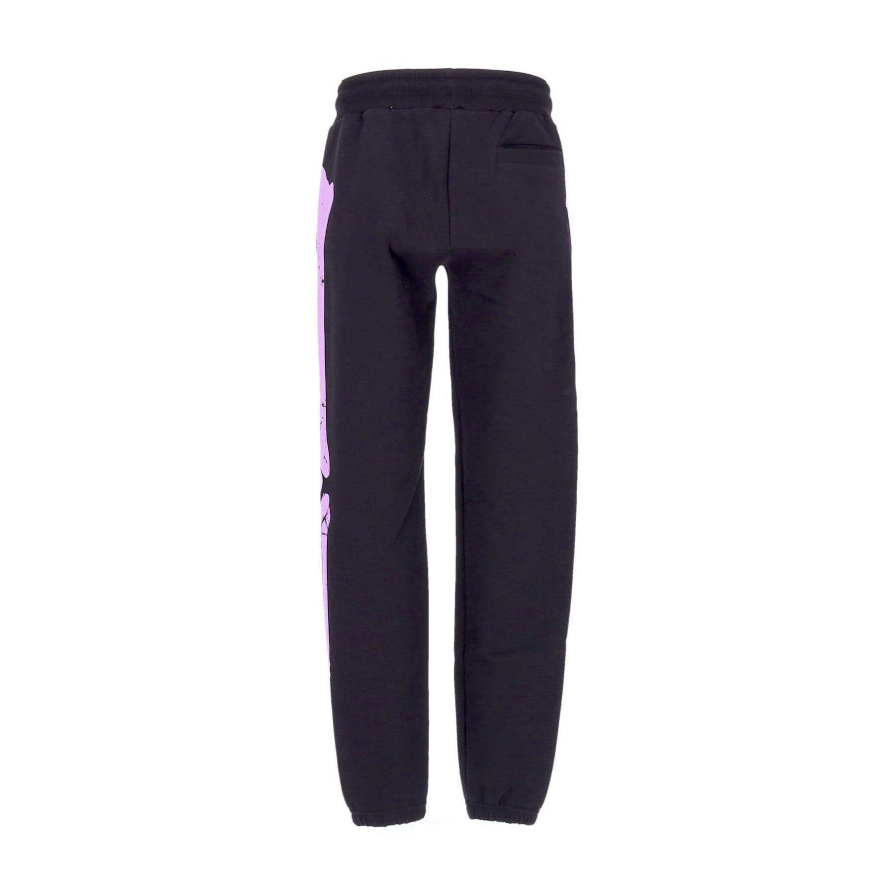 PHOBIA Pantalone Tuta Leggero Uomo Skeleton Print Pants Black/purple da uomo in Pantaloni sportivi Drestige - Casamassima, commercioVirtuoso.it