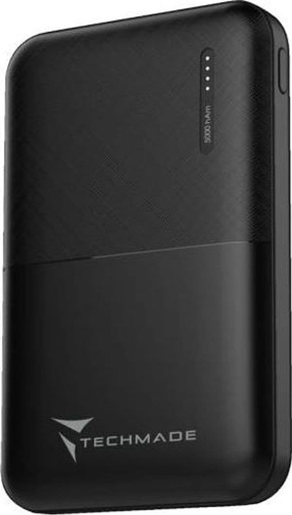 Techmade Powerbank 5000mAh Black in Caricabatterie portatile Ecoprice.it - Avellino, commercioVirtuoso.it