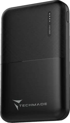 Techmade Powerbank 5000mAh Black in Caricabatterie portatile Ecoprice.it - Avellino, commercioVirtuoso.it