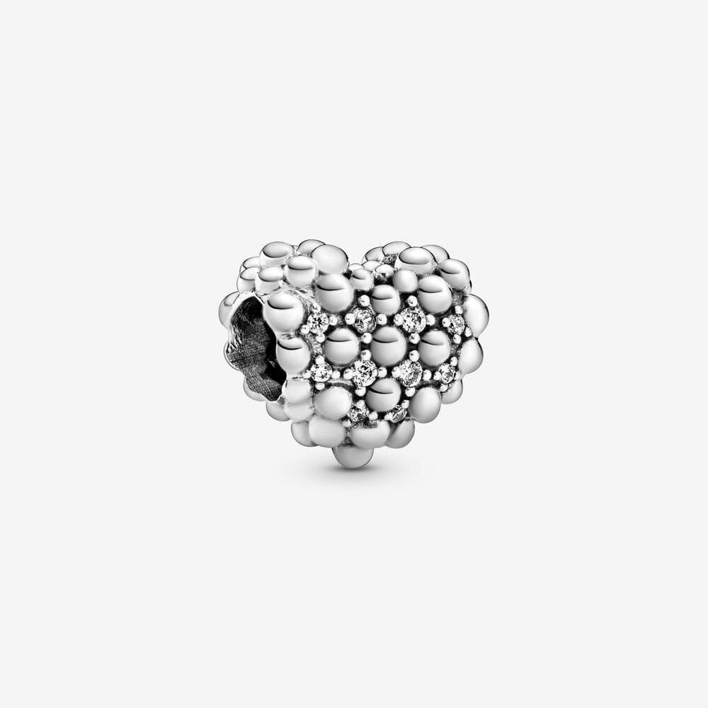 Pandora Charm a cuore scintillante decorato con sfere Purely Pandora in Bead Charm Alba Gioielli - Casoria, commercioVirtuoso.it