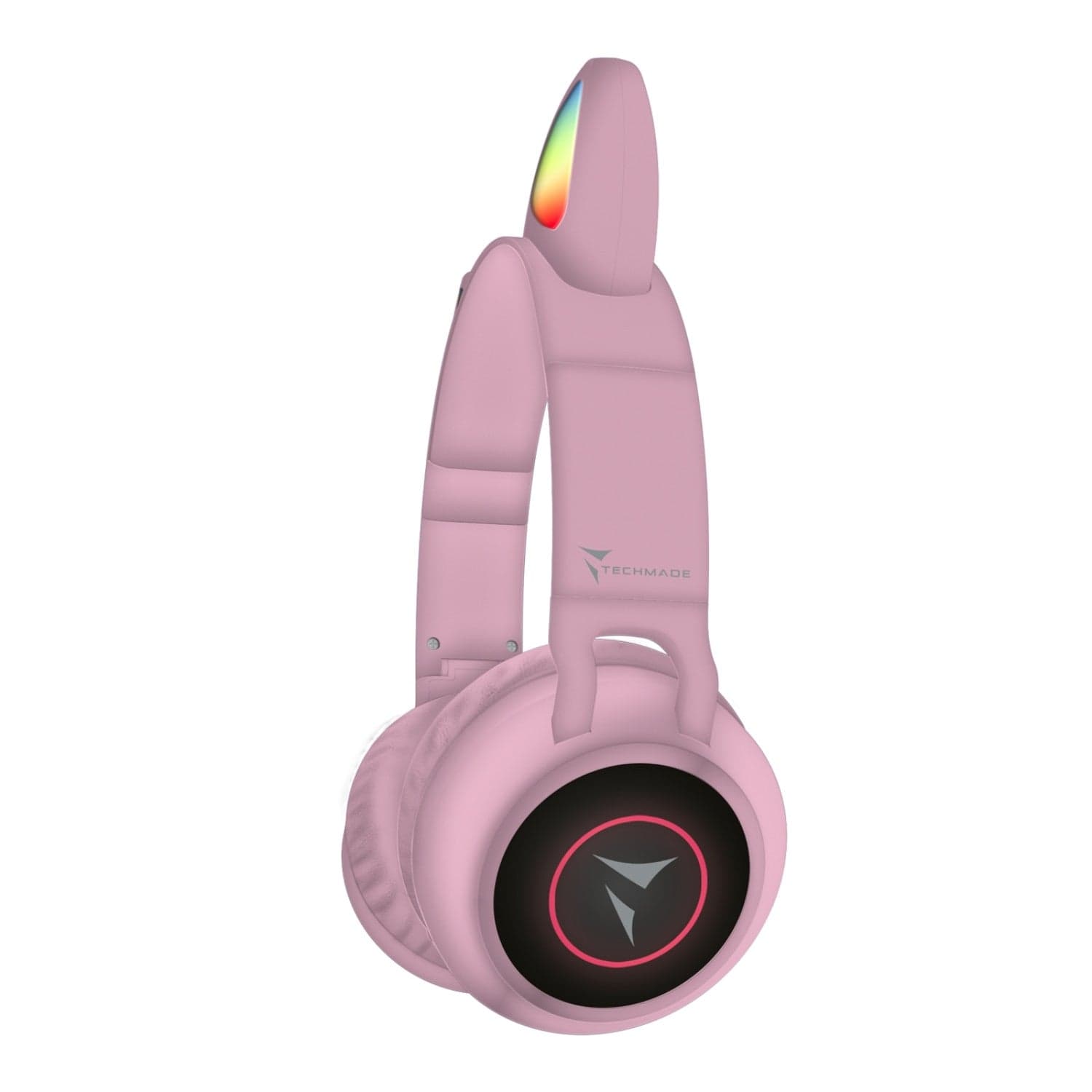 Techmade Cuffie Funny Led BT + Microfono Pink in Cuffie In-Ear Ecoprice.it - Avellino, commercioVirtuoso.it