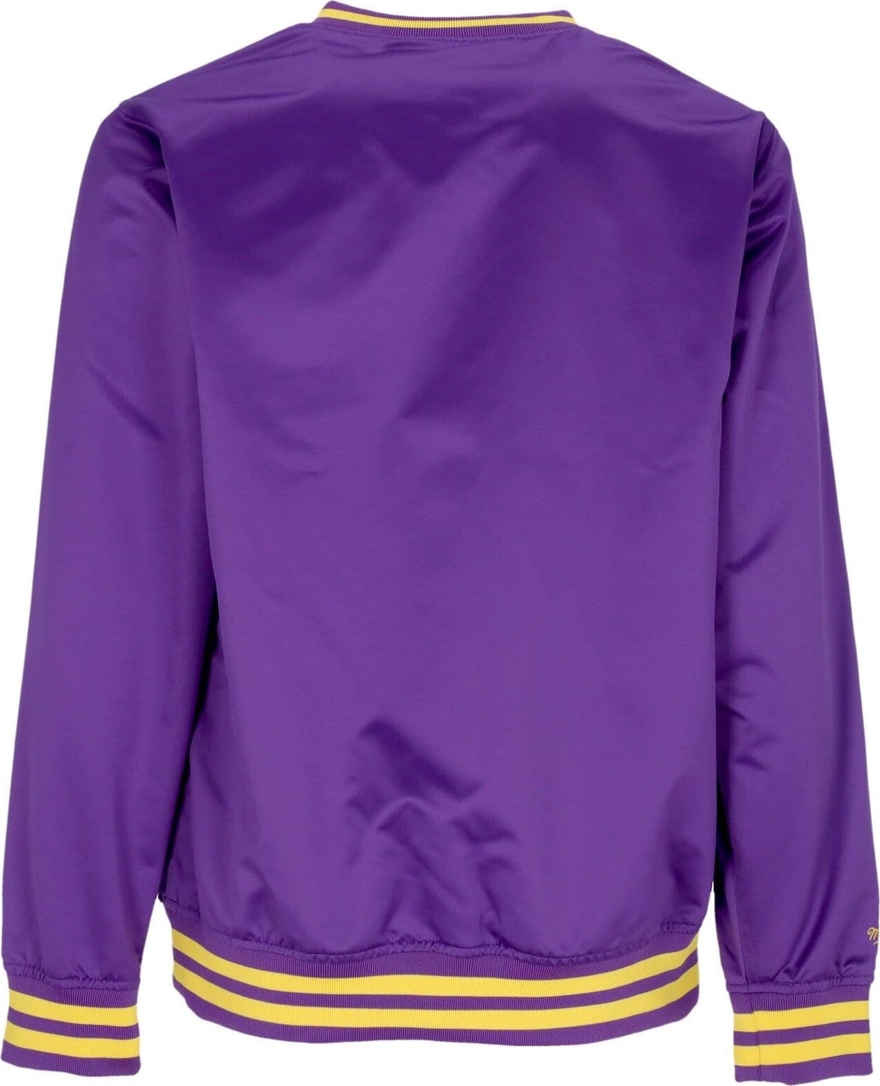 MITCHELL &amp; NESS Casacca Uomo Ncaa Sideline Pullover Satin Jacket Loutig Purple da uomo in Giacche Drestige - Casamassima, commercioVirtuoso.it
