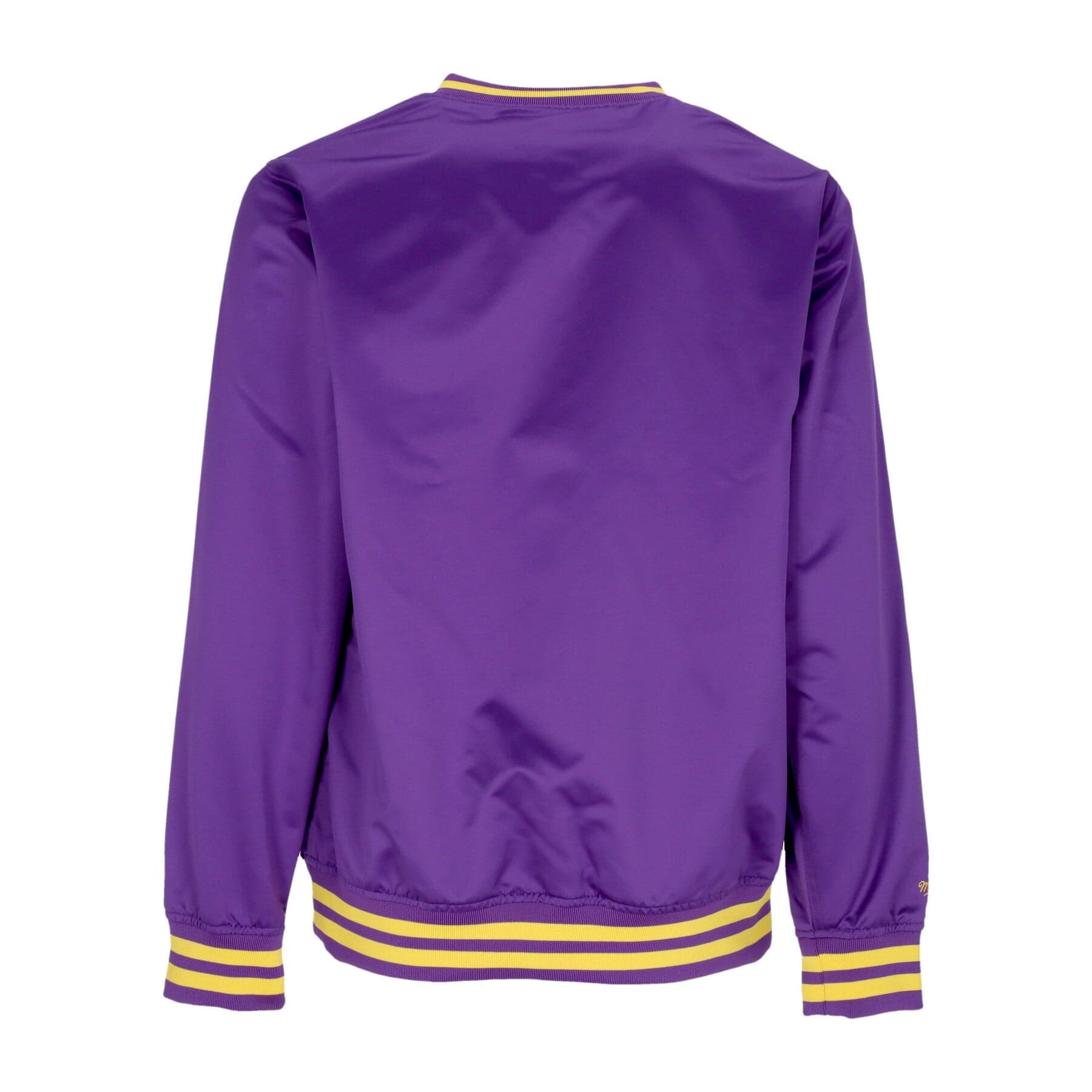 MITCHELL &amp; NESS Casacca Uomo Ncaa Sideline Pullover Satin Jacket Loutig Purple da uomo in Giacche Drestige - Casamassima, commercioVirtuoso.it