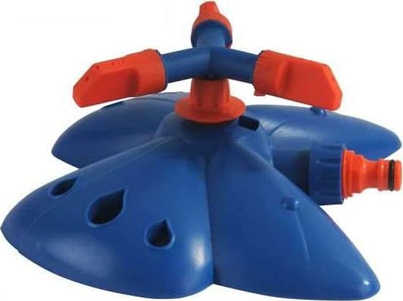 IRRIGATORE TRE BRACCI CON BASE A FARFALLA -- FERR 295741 in prodotto EuroStore07 - Alatri, commercioVirtuoso.it