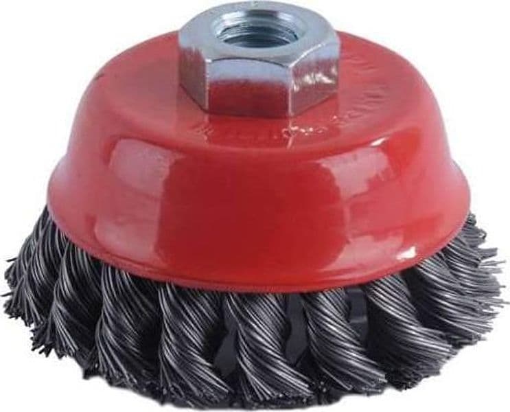 SPAZZOLA TAZZA FILI ACCIAIO RITORTI PER FRULLINO EXTRA in prodotto EuroStore07 - Alatri, commercioVirtuoso.it