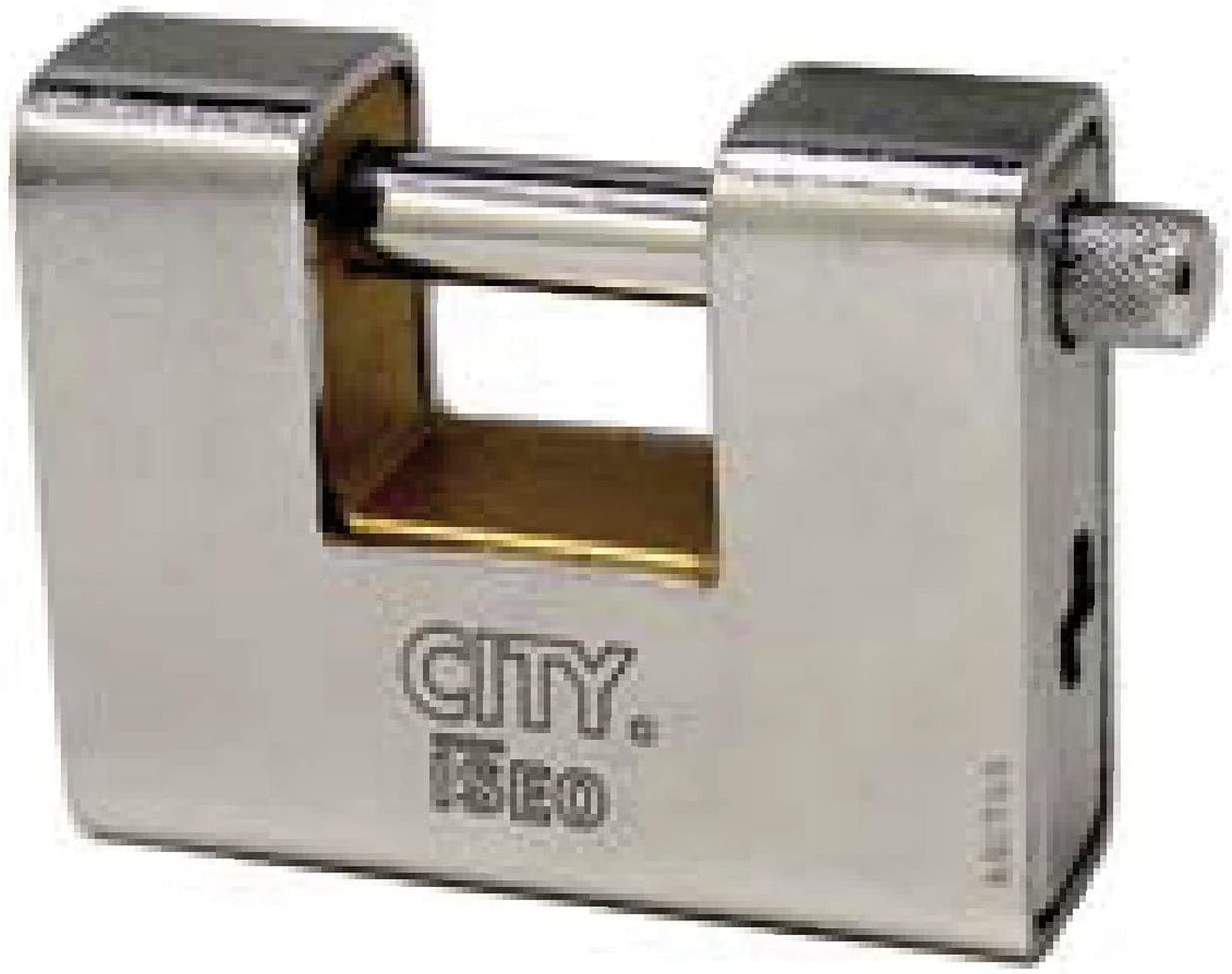 LUCCHETTO CORAZZATO A UNA BOCCA ADITUS CITY P049 mm.60 in ottone FER 351560 in prodotto EuroStore07 - Alatri, commercioVirtuoso.it