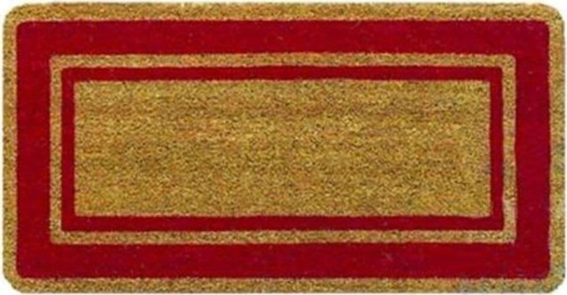 ZERBINO COCCO SUPER ROSSO SPESSORE MM.17 - cm.50X90 FER 331371 in prodotto EuroStore07 - Alatri, commercioVirtuoso.it