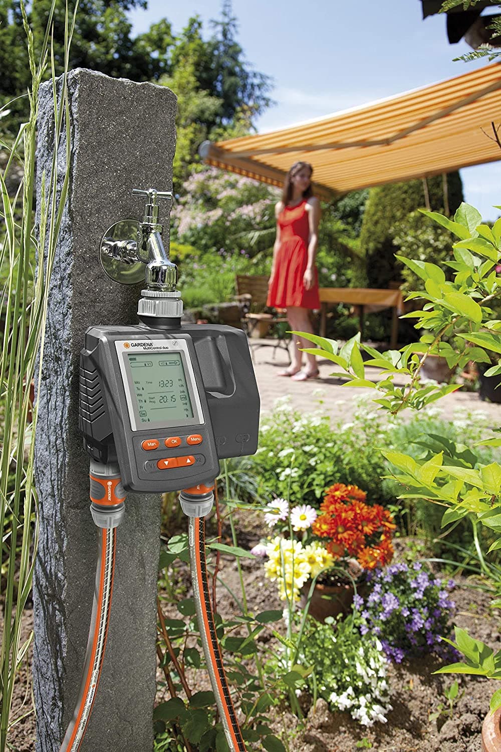 GARDENA COMPUTER PER IRRIGAZIONE MULTICONTROL DUO due uscite programmabili - in prodotto EuroStore07 - Alatri, commercioVirtuoso.it