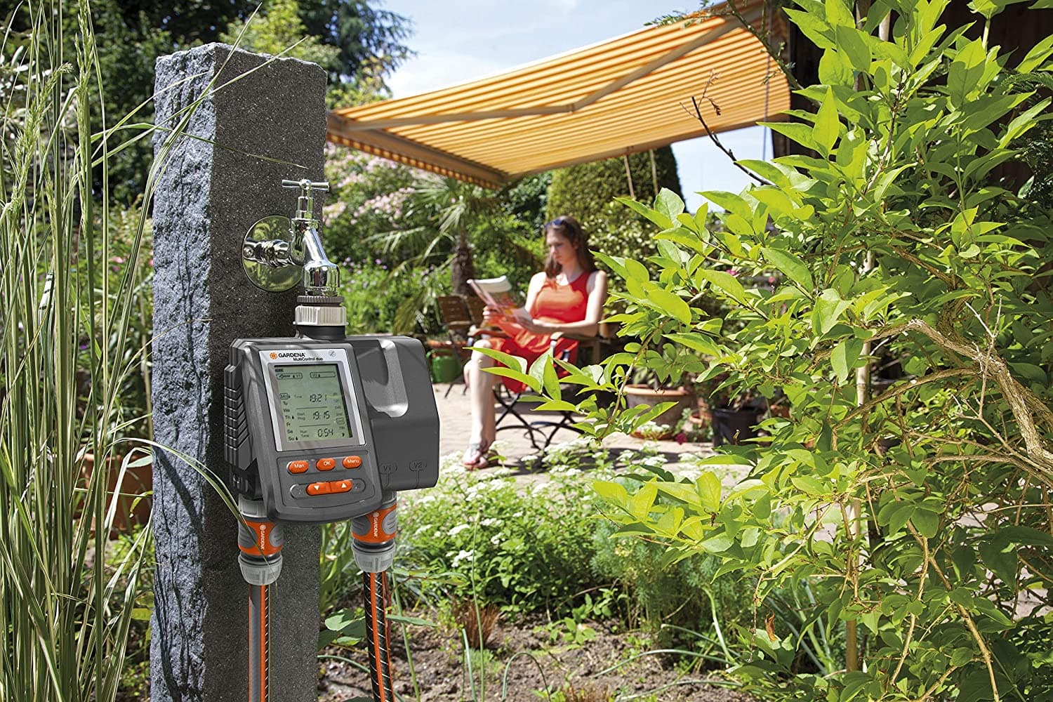 GARDENA COMPUTER PER IRRIGAZIONE MULTICONTROL DUO due uscite programmabili - in prodotto EuroStore07 - Alatri, commercioVirtuoso.it