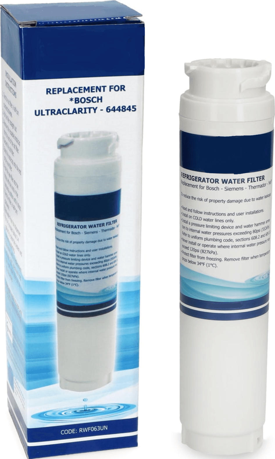 FILTRO FRIGORIFERO BOSCH COMPATIBILE 644845 PER ACQUA -- FF 13 in prodotto EuroStore07 - Alatri, commercioVirtuoso.it