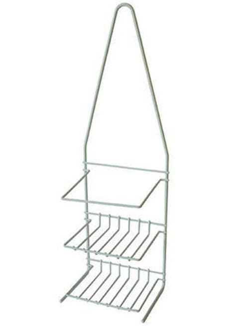 SUPPORTO A 2 PIANI PER DOCCIA ELLIPSE - - cm.14x10x45 - FER 333412 in prodotto EuroStore07 - Alatri, commercioVirtuoso.it