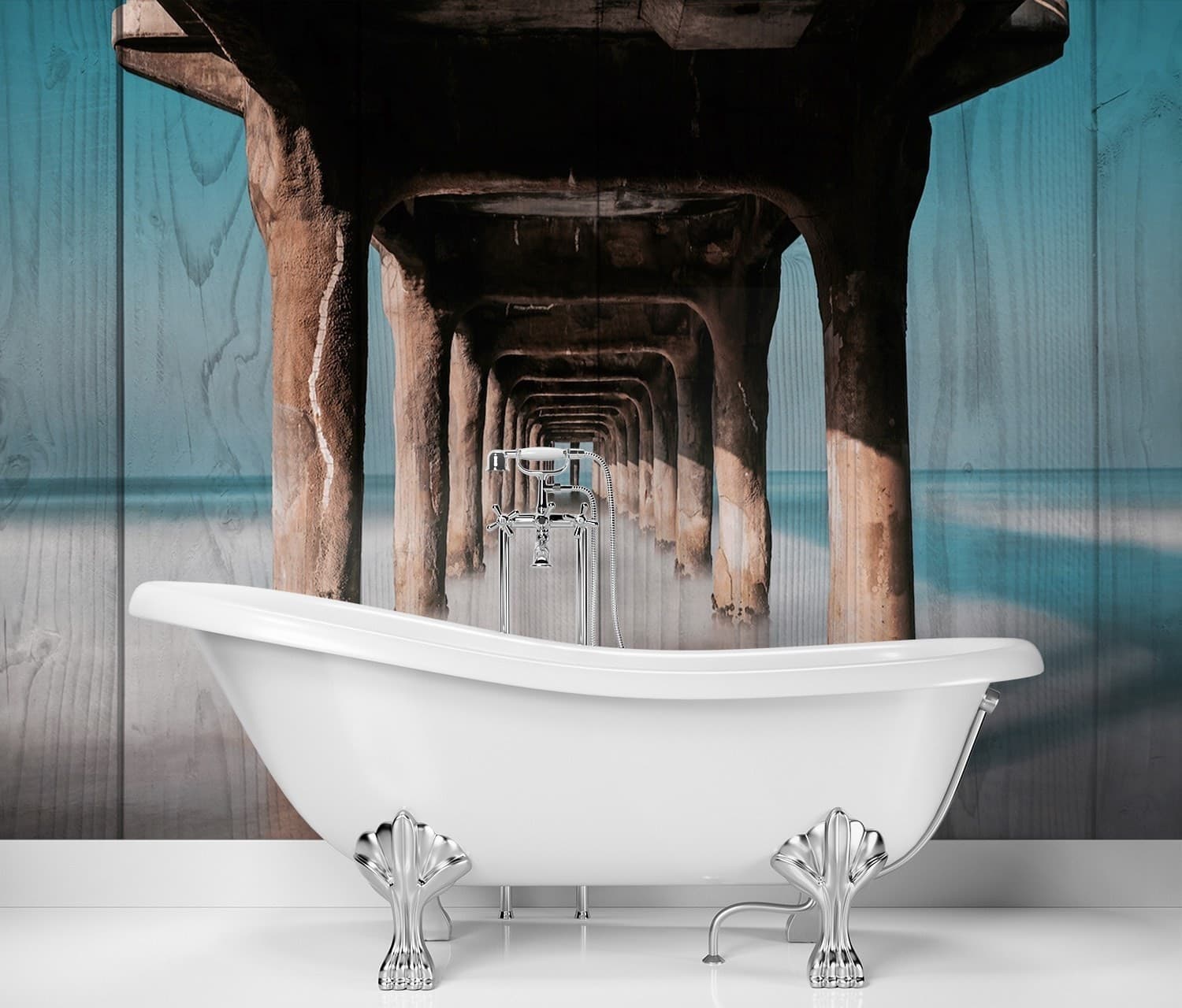 Carta Da Parati, Molo mare spiaggia in Carta da parati Collezione Casa - Trebisacce, commercioVirtuoso.it