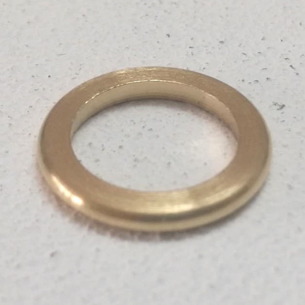 Rondella alza porta e finestre da  8mm in ottone - 10pz in Rondelle piatte Aloiserw.com - Altomonte, commercioVirtuoso.it
