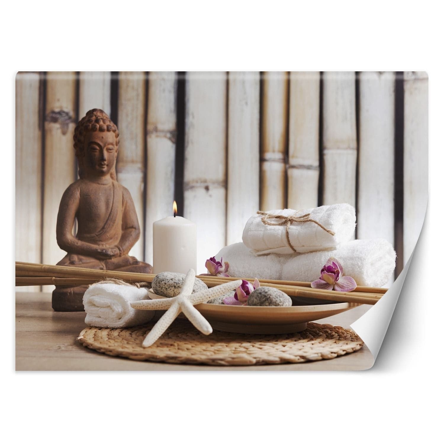 Carta Da Parati, Statua di Buddha in una spa in Carta da parati Collezione Casa - Trebisacce, commercioVirtuoso.it